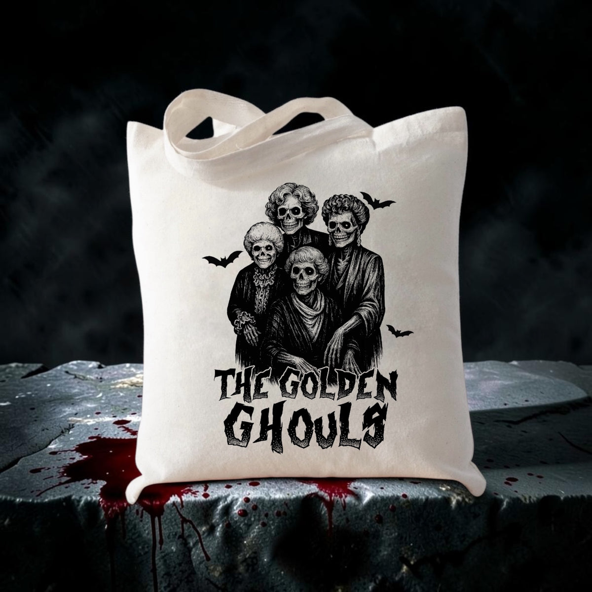 Golden Ghouls Tote Bag
