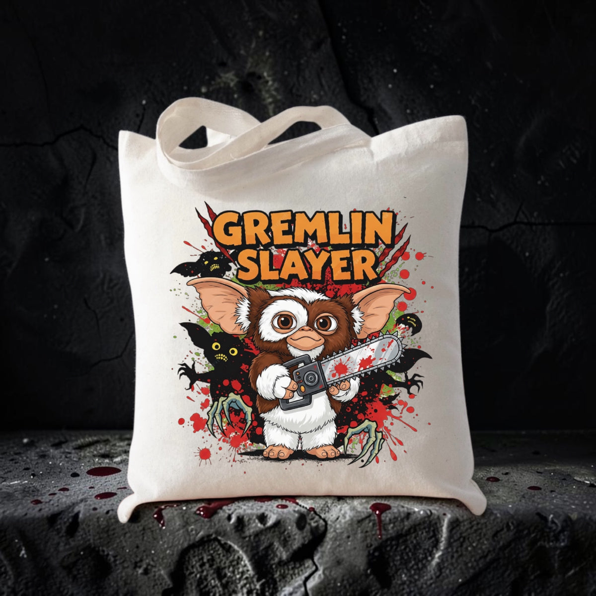 Gremlin Slayer Canvas Tote Bag