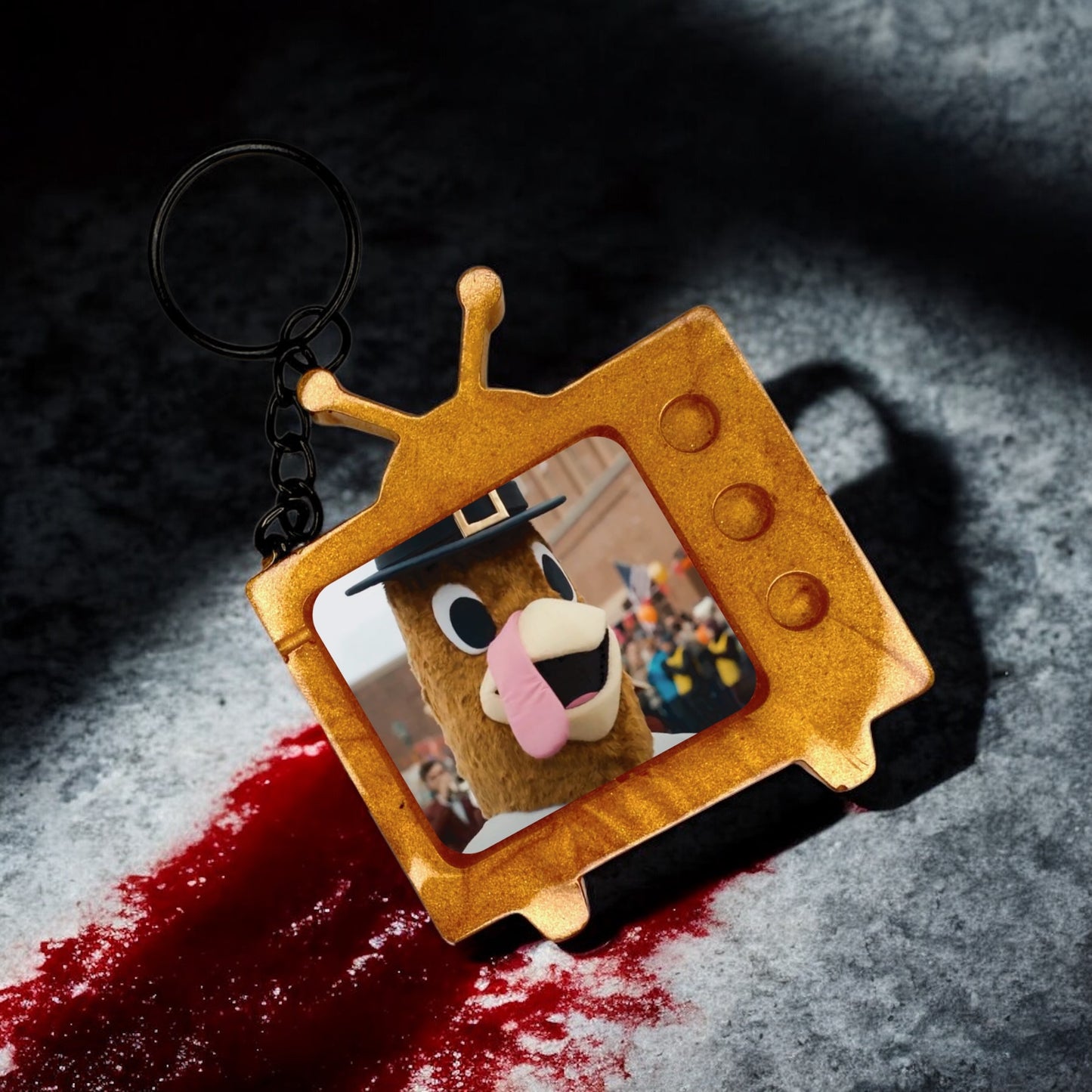 Thanksgiving Turkey TV Keychain