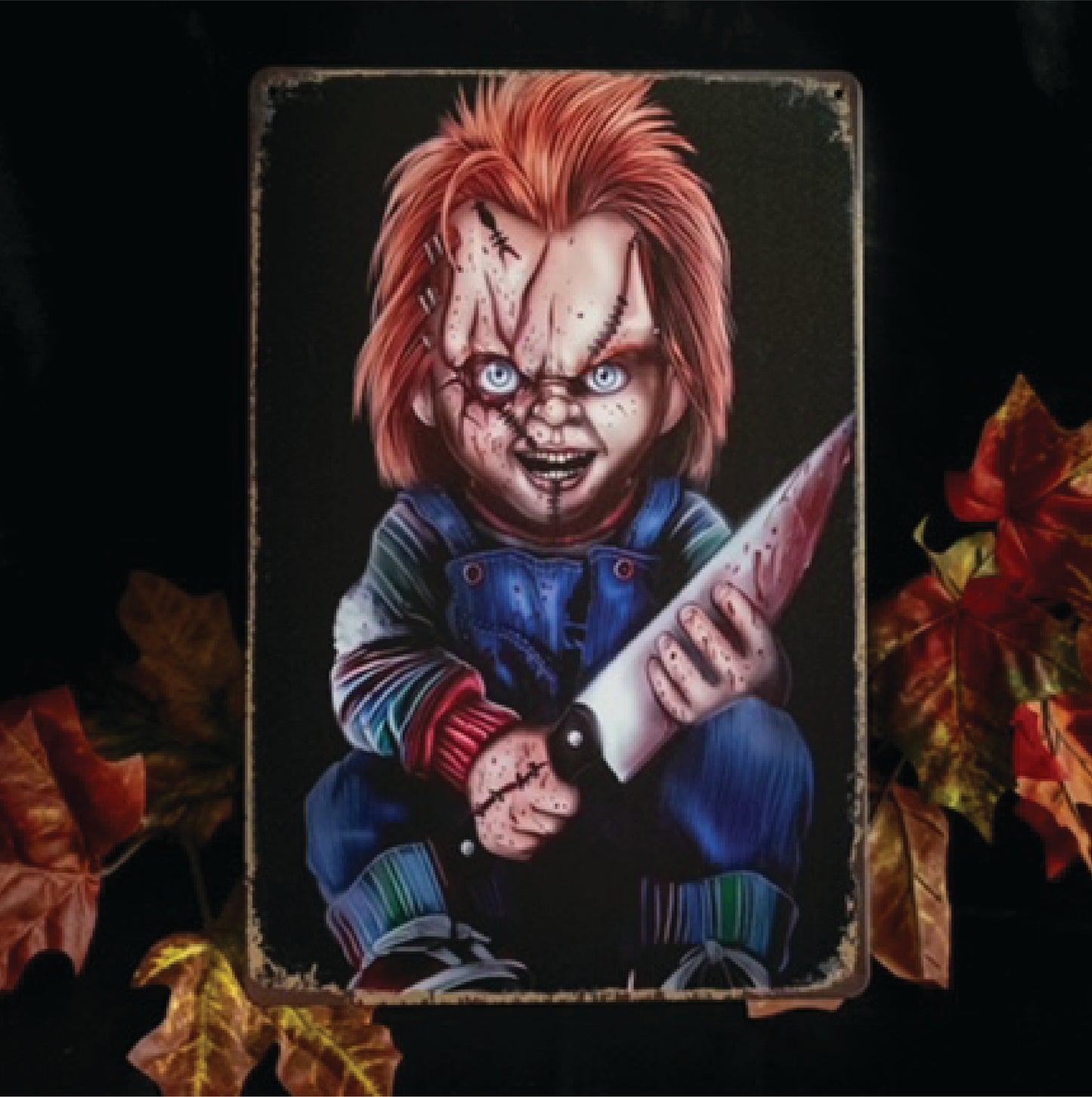Chucky Aluminum Decor Sign