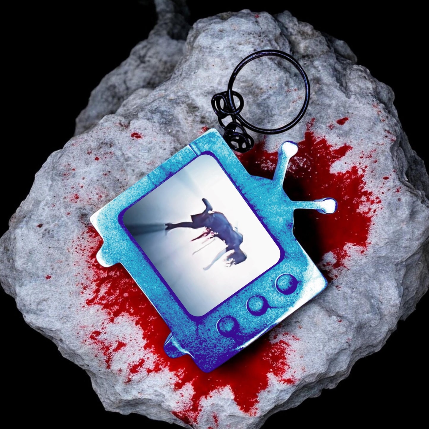Scream 7 Hannah TV Keychain