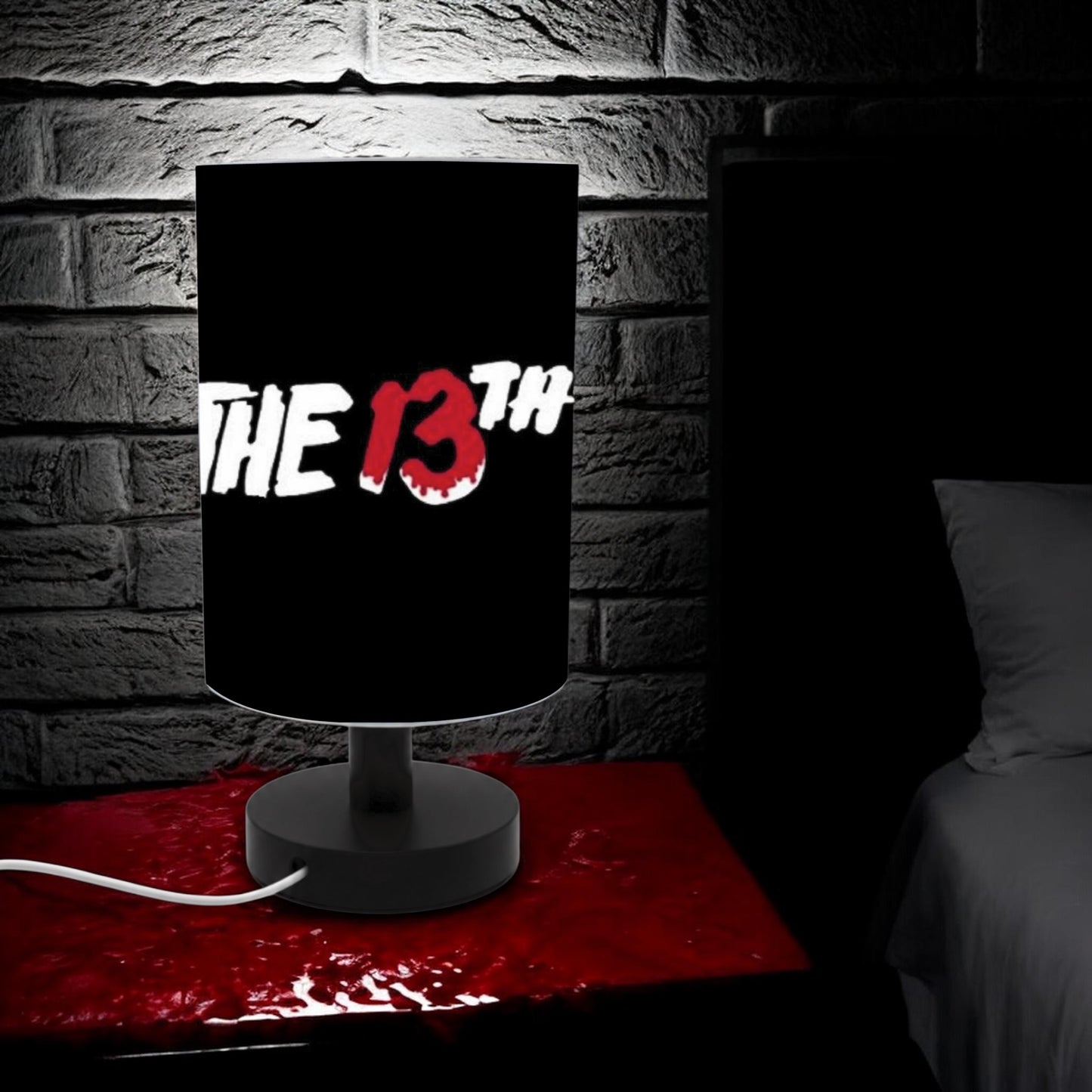 Friday The 13th Table Lamp
