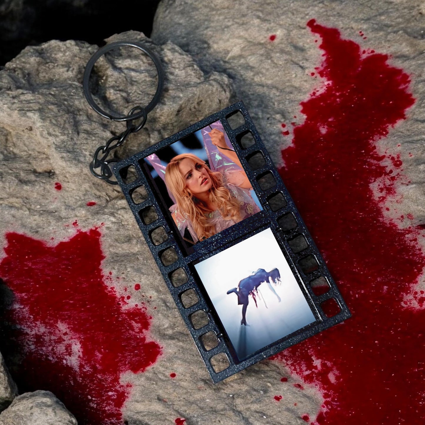 Scream 7 Hannah Film Reel Keychain