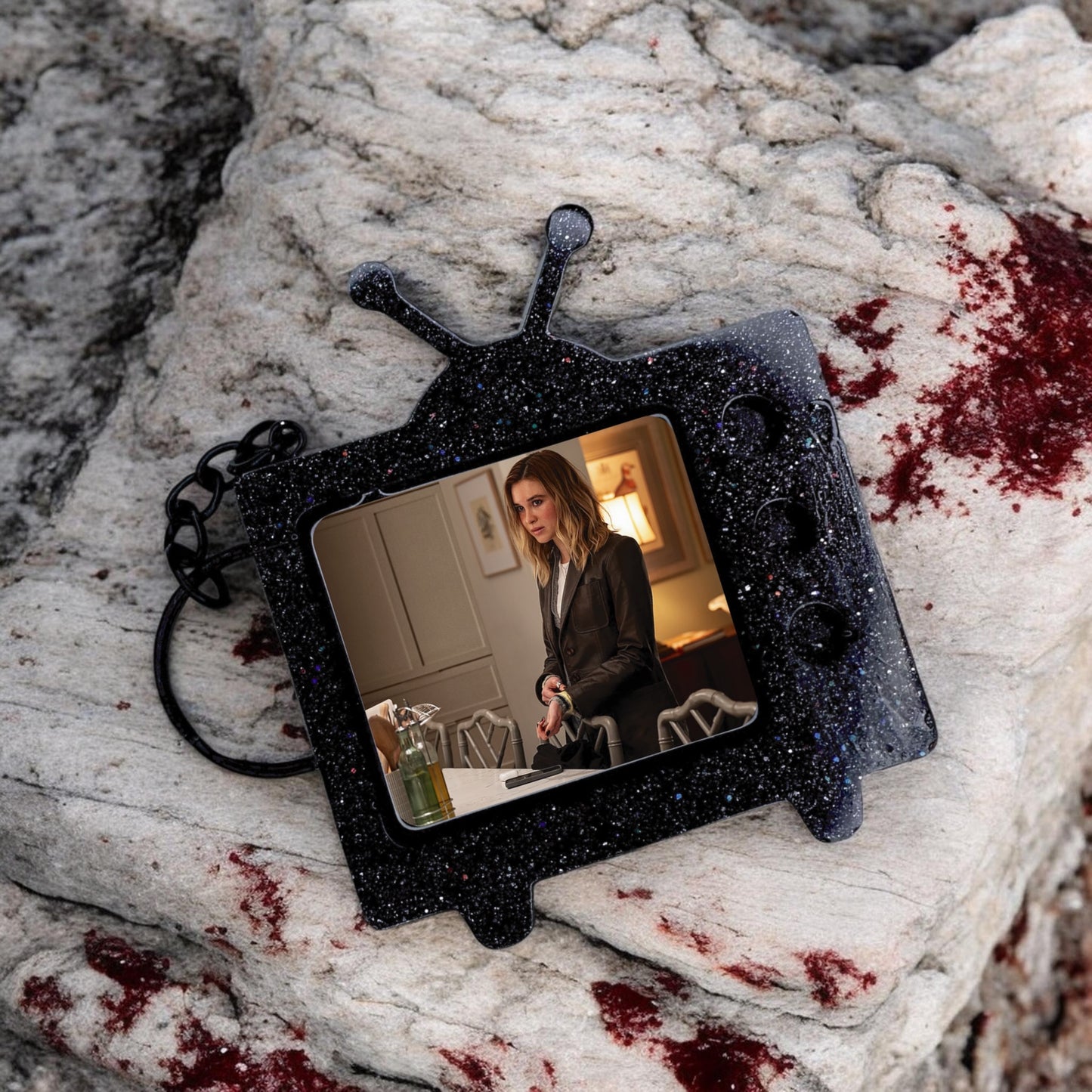 Scream 7 Tatum TV Keychain