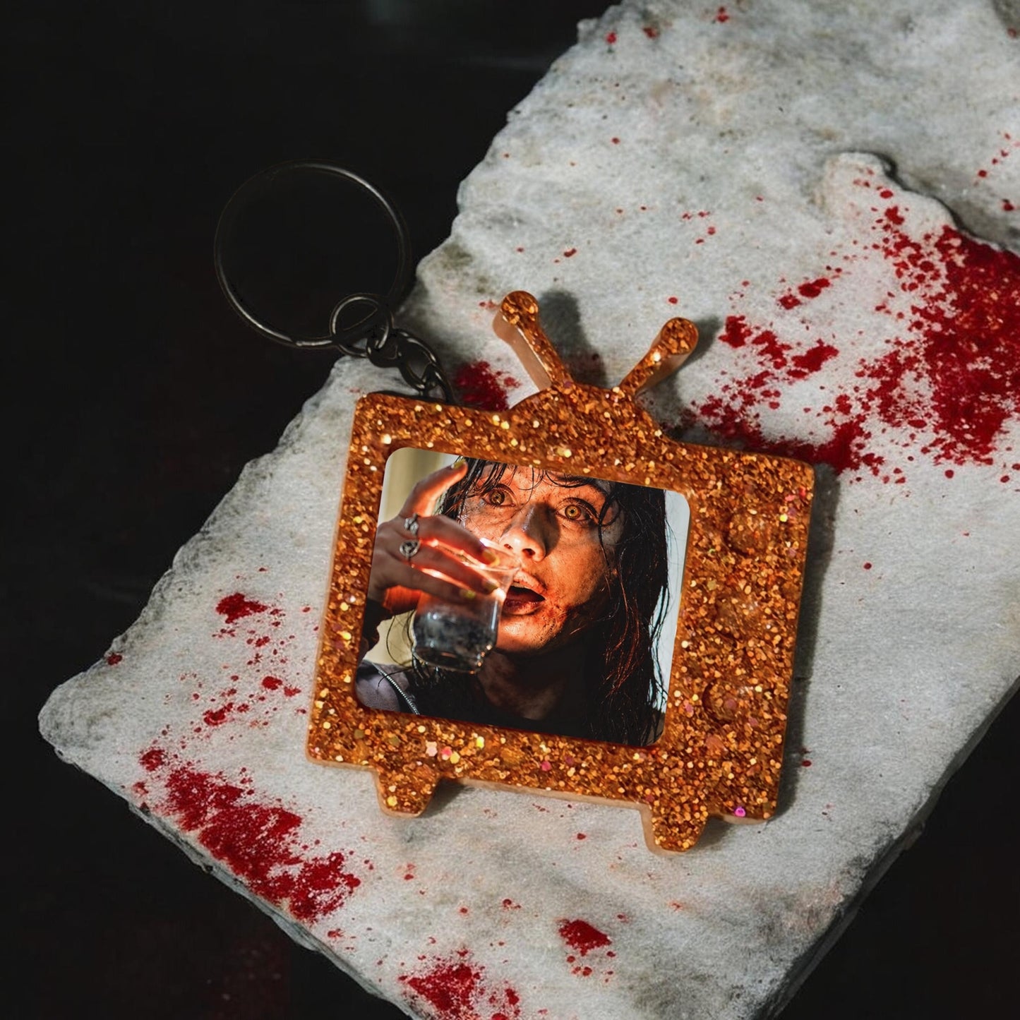 Evil Dead Burn Cheers TV Keychain