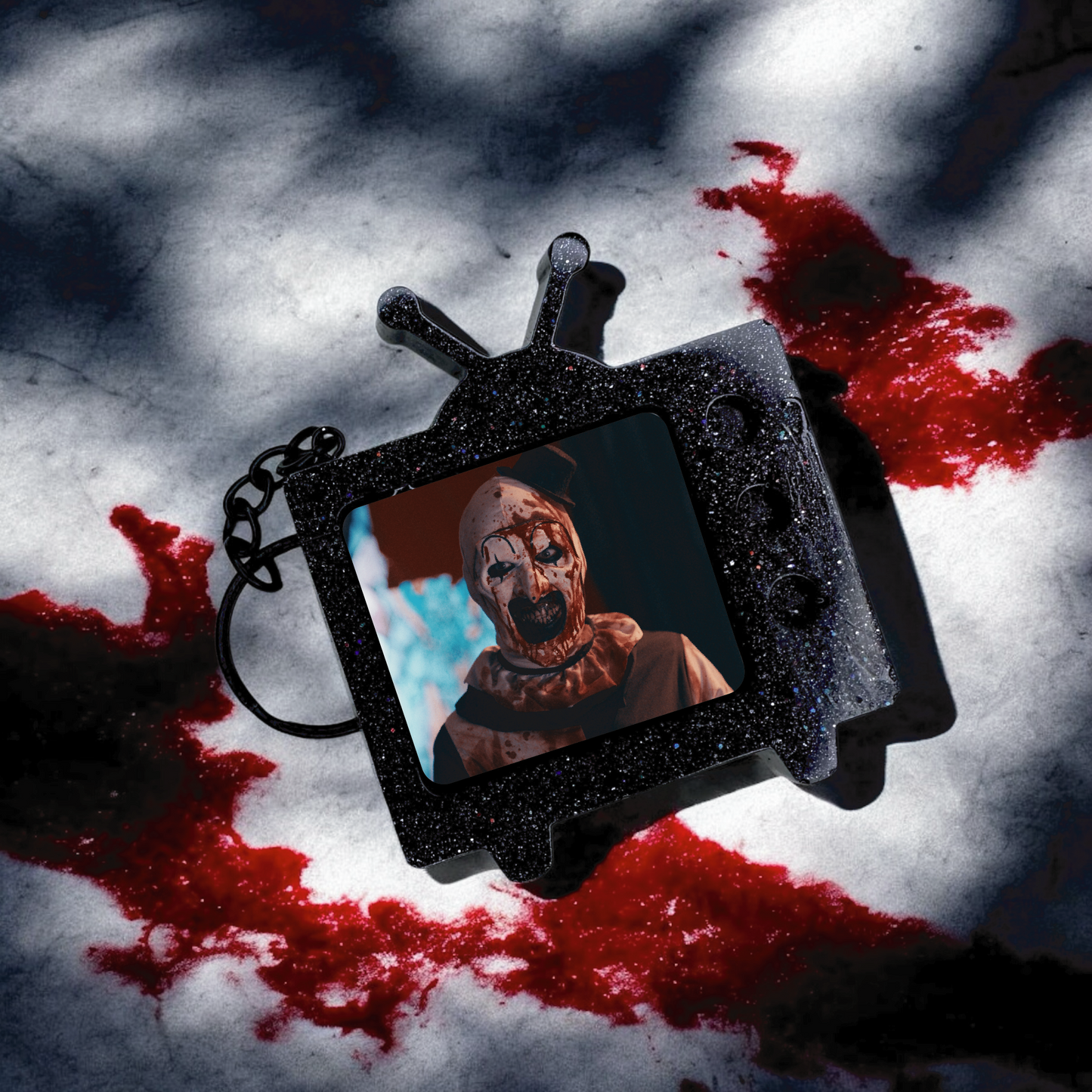 Terrifier Art TV Keychain