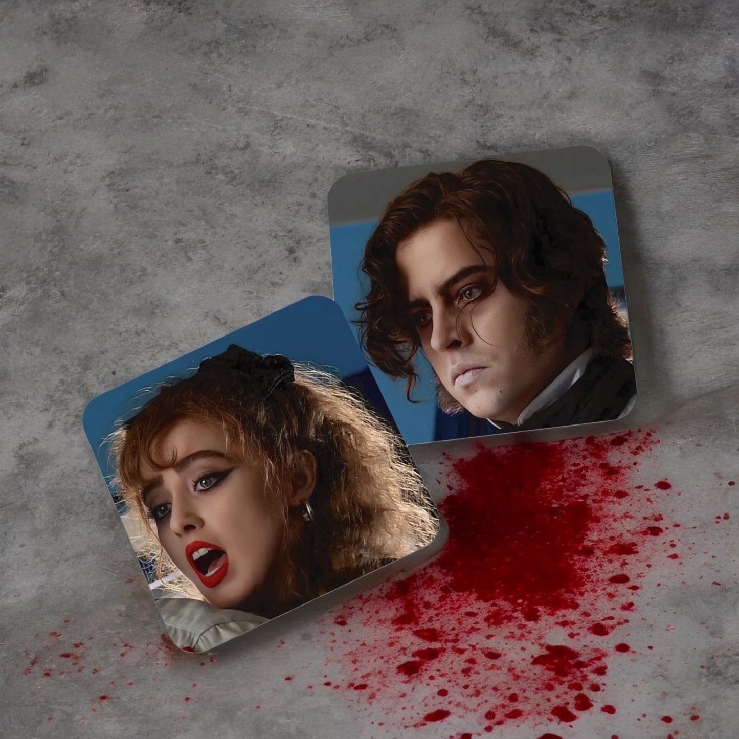 Lisa Frankenstein Coaster Set