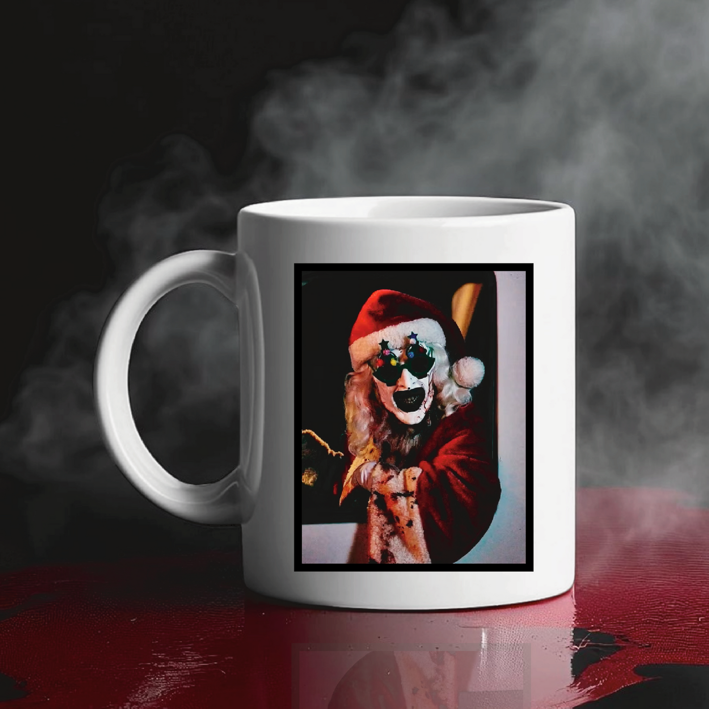 Terrifier Santa Art Mug