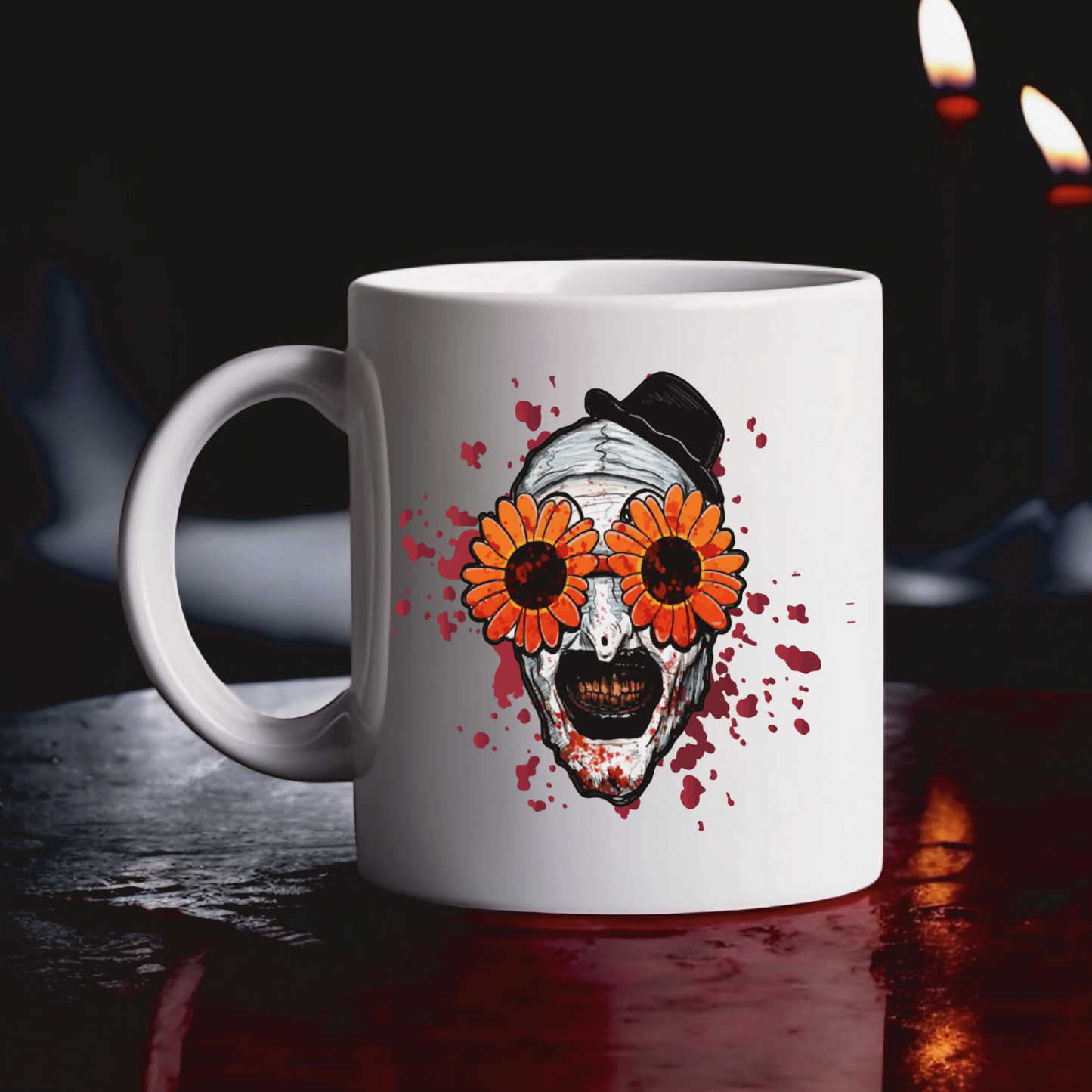 Art The Clown Sunflower Mug