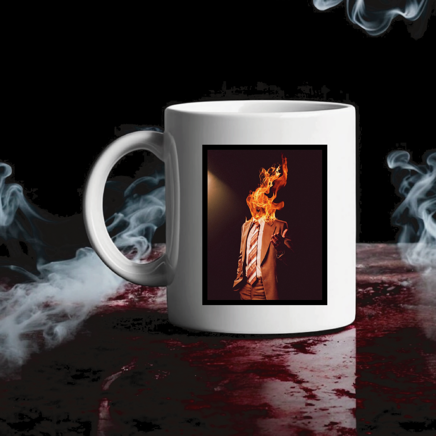 Late Night With The Devil Flame Mug