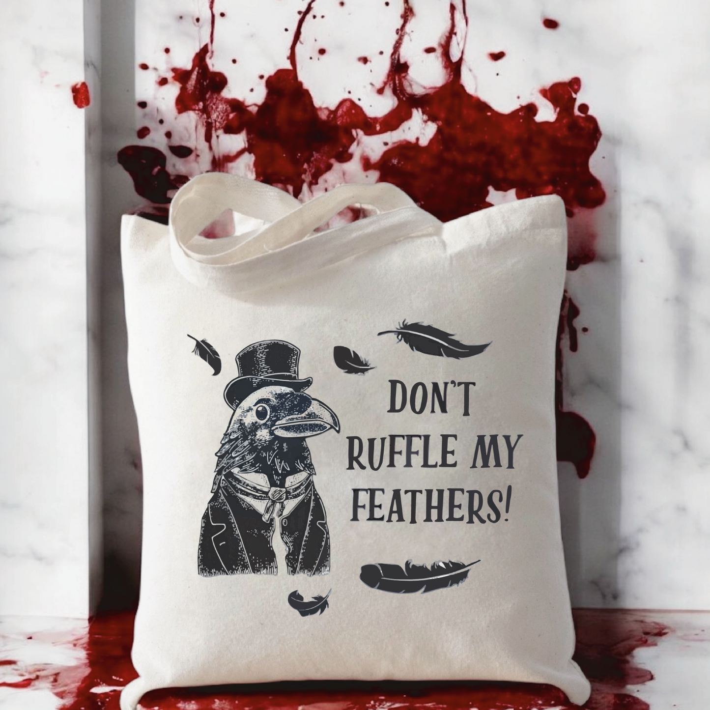 Yellowjackets Dont Ruffle My Feathers Canvas Tote Bag