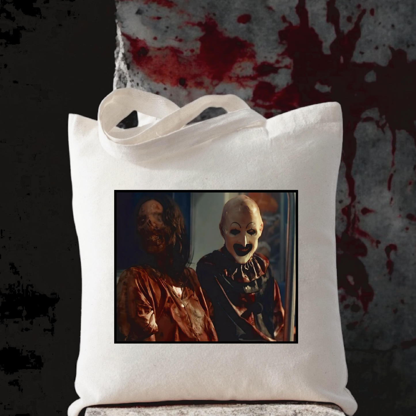 Terrifier Art & Vicky Tote Bag