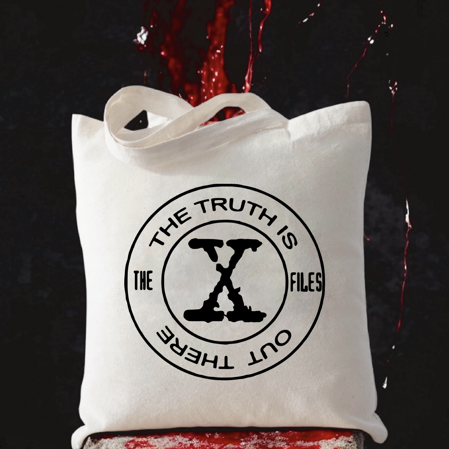 X-Files The Truth Is Out There Canvas Tote Bag