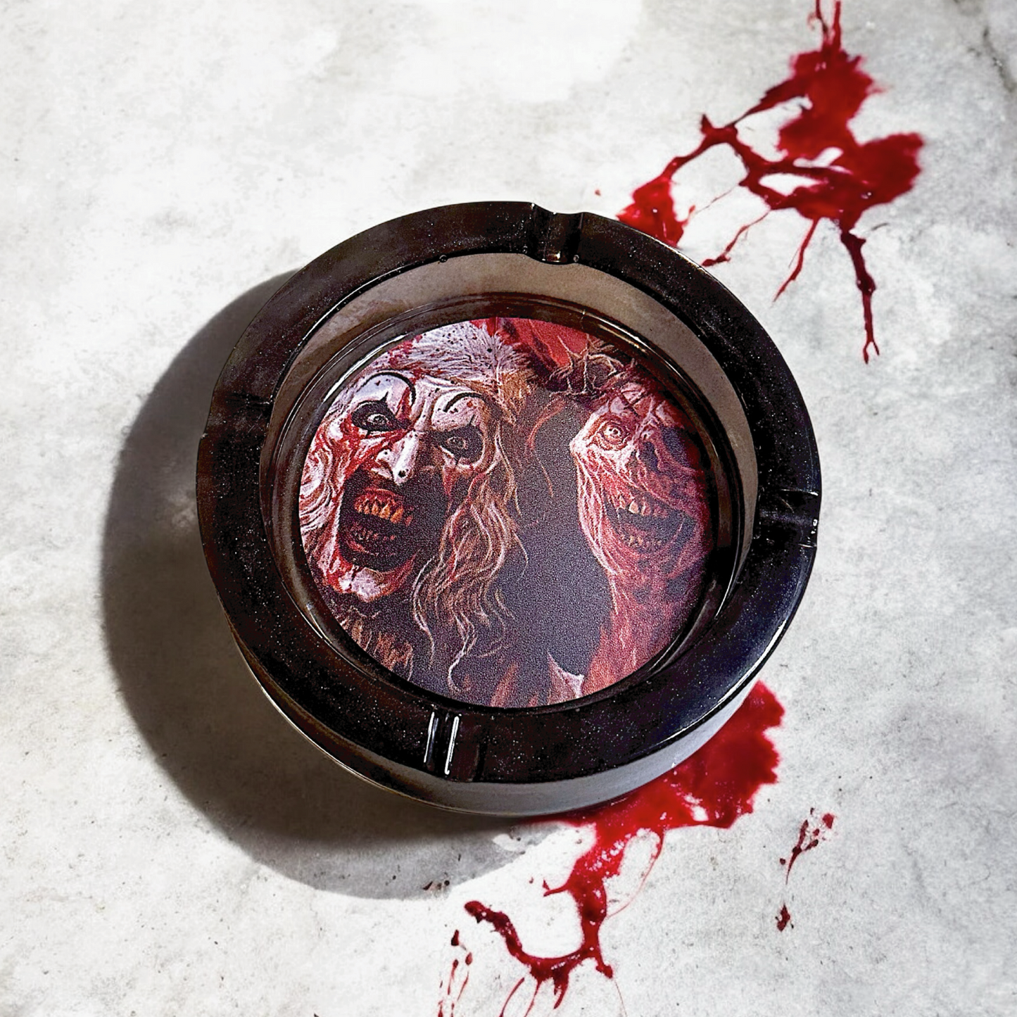 Terrifier Art & Vicky Ashtray