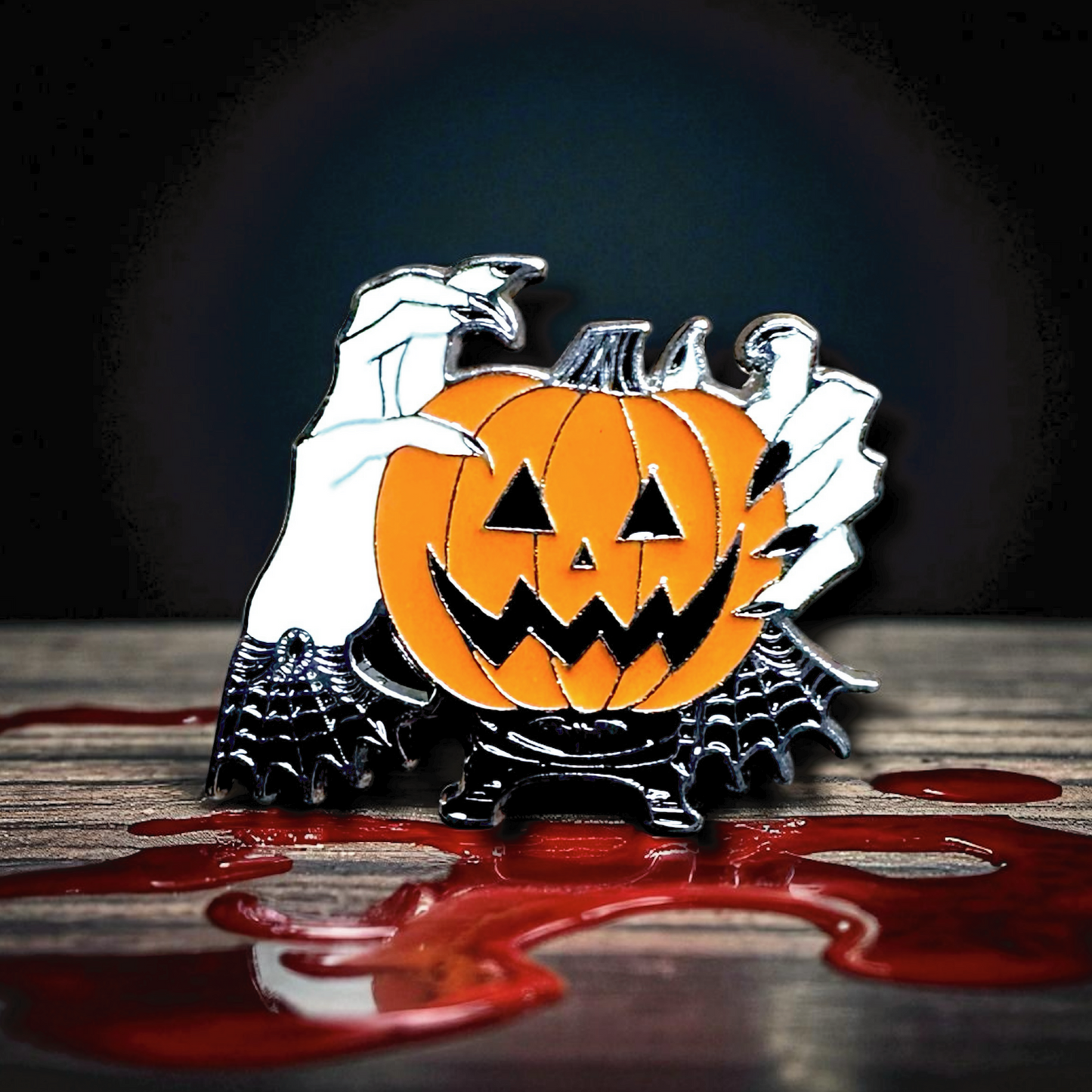 Pumpkin Witch Pin