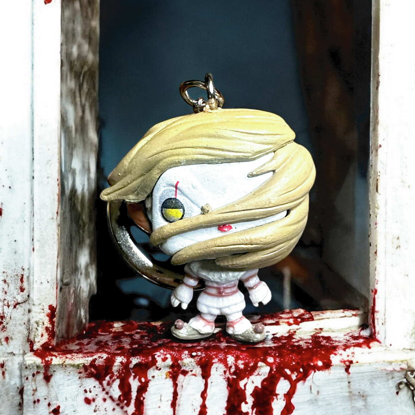 Pennywise Clown Wig Keychain