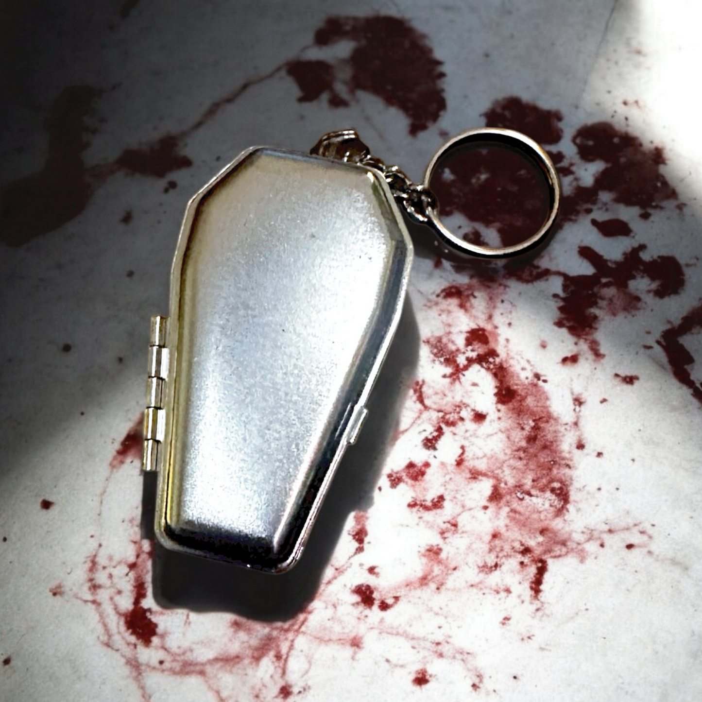 Portable Ashtray/Stash Coffin Keychain