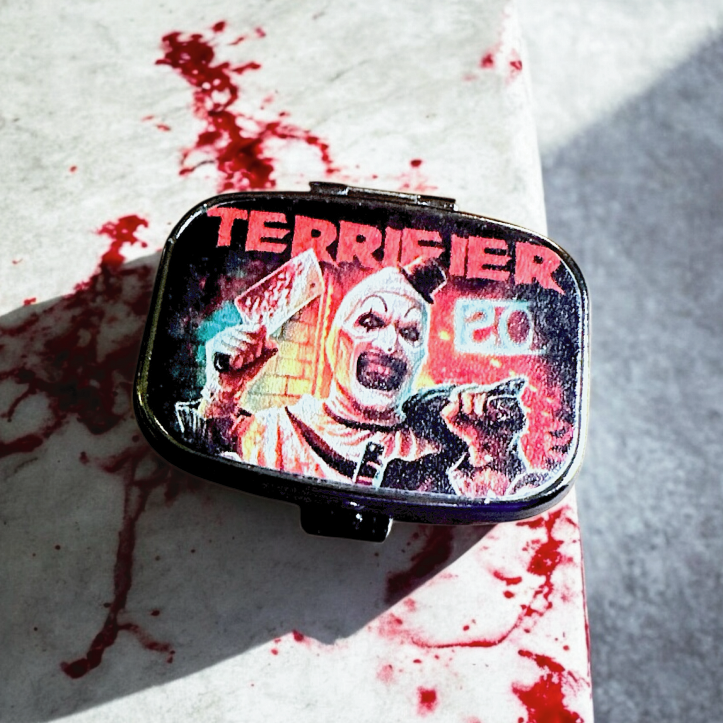 Terrifier Art Pill Container