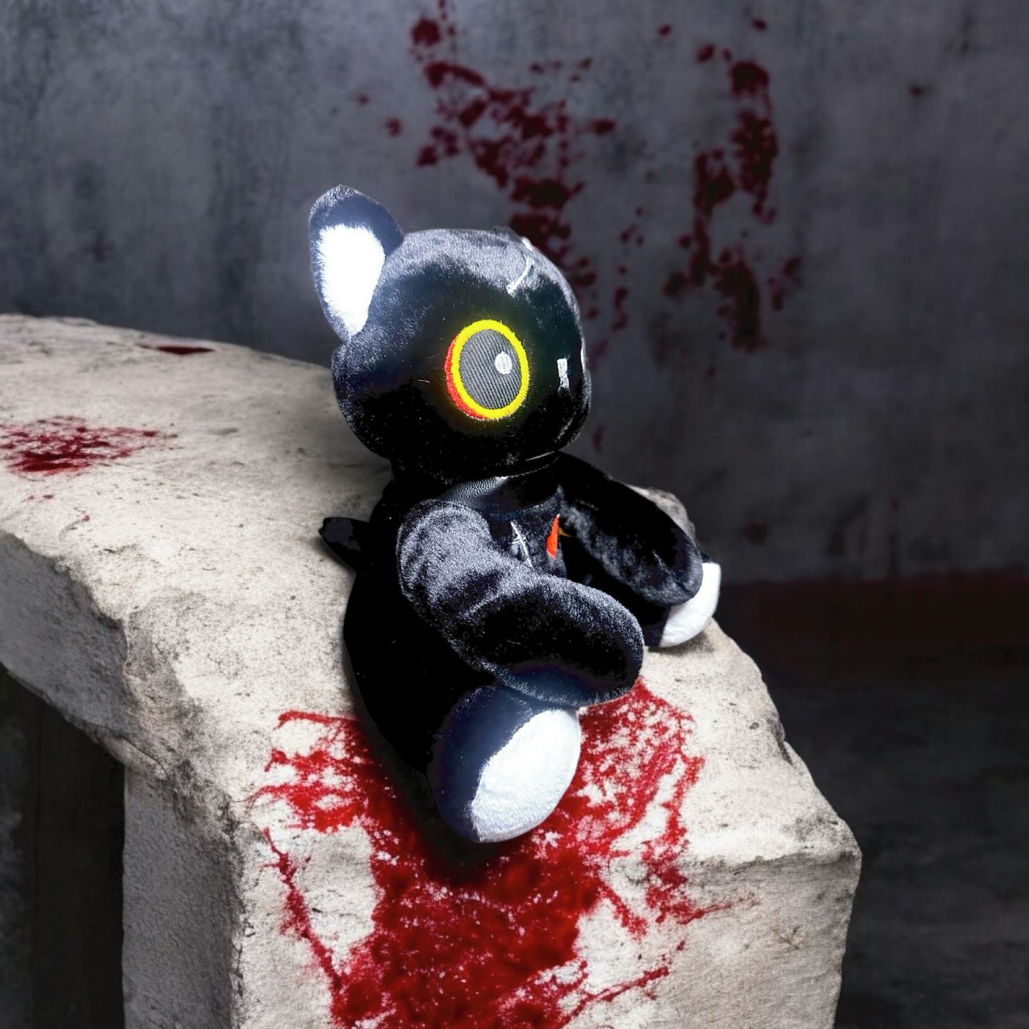Goth Cat Plushie