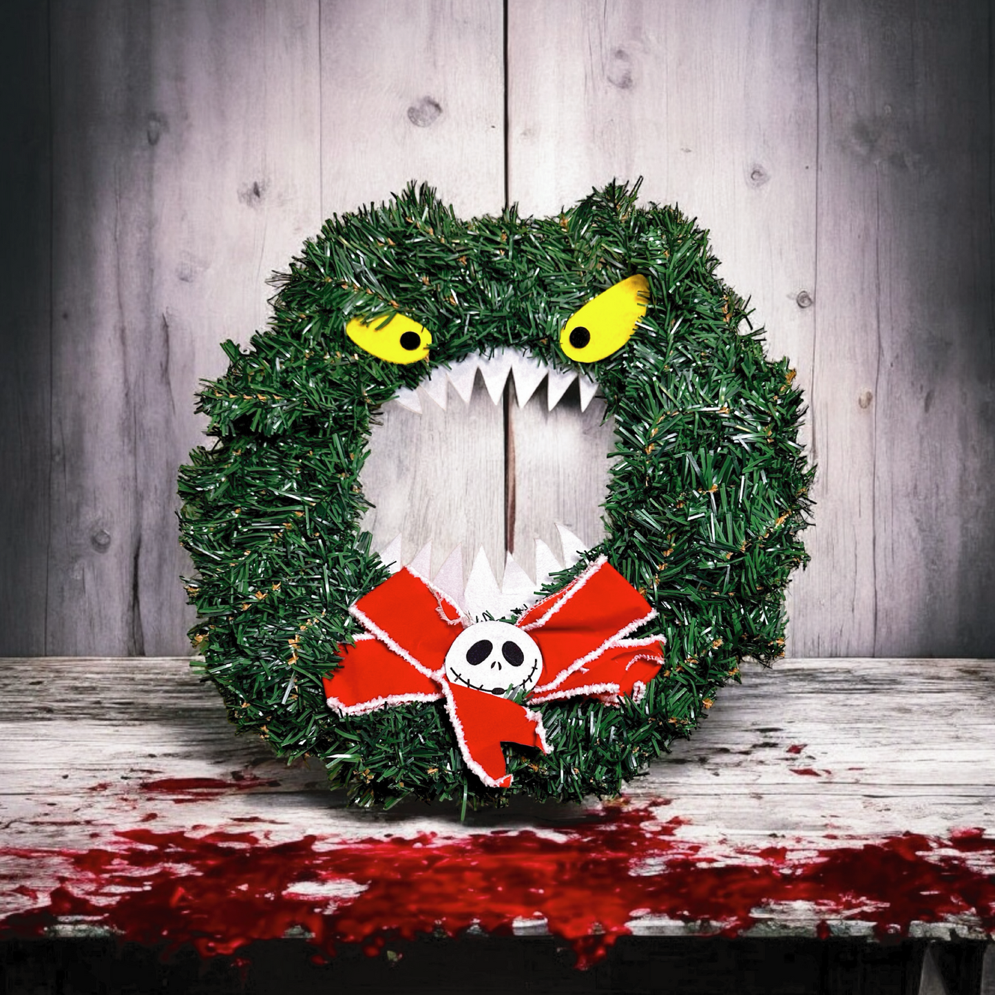 Nightmare Before Christmas Hanging Wreath