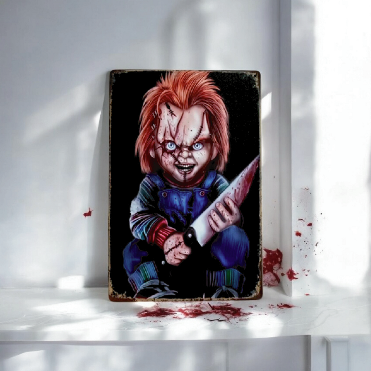 Chucky Aluminum Decor Sign