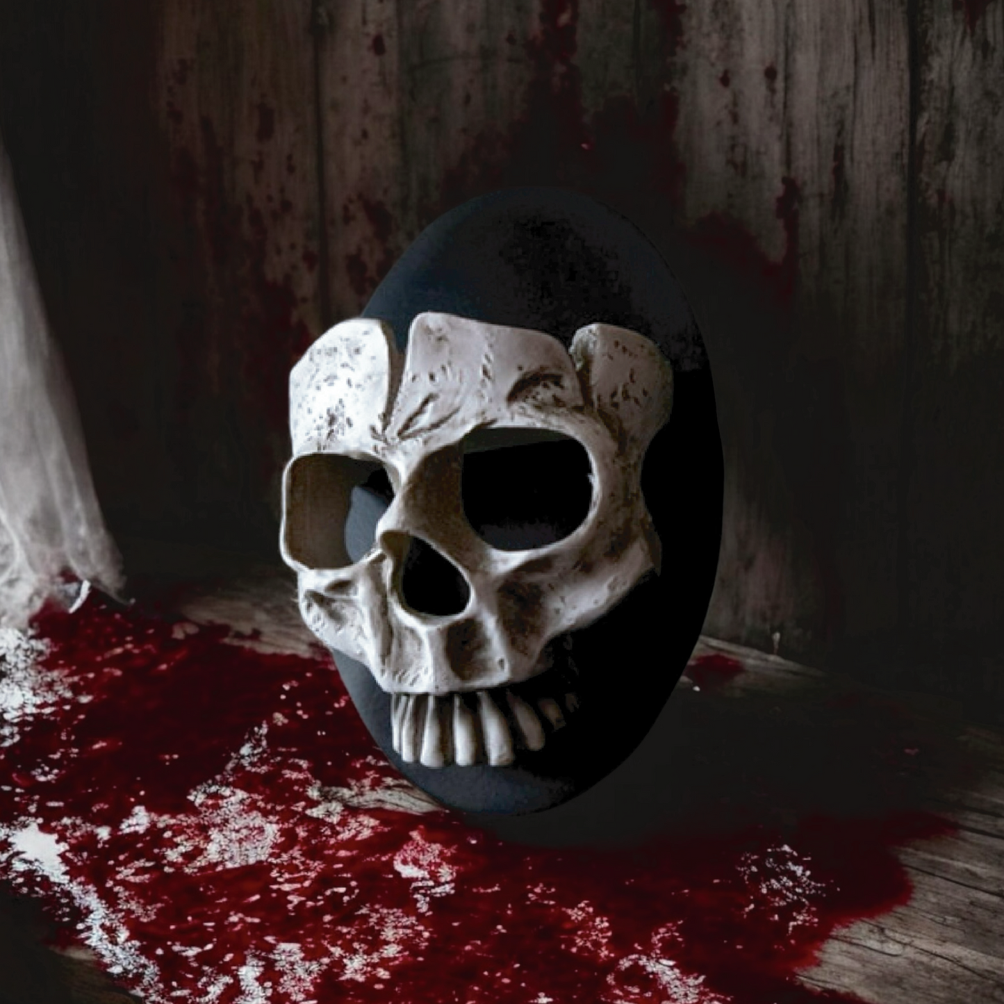 Skull Wall Mount Candle/Plant Holder