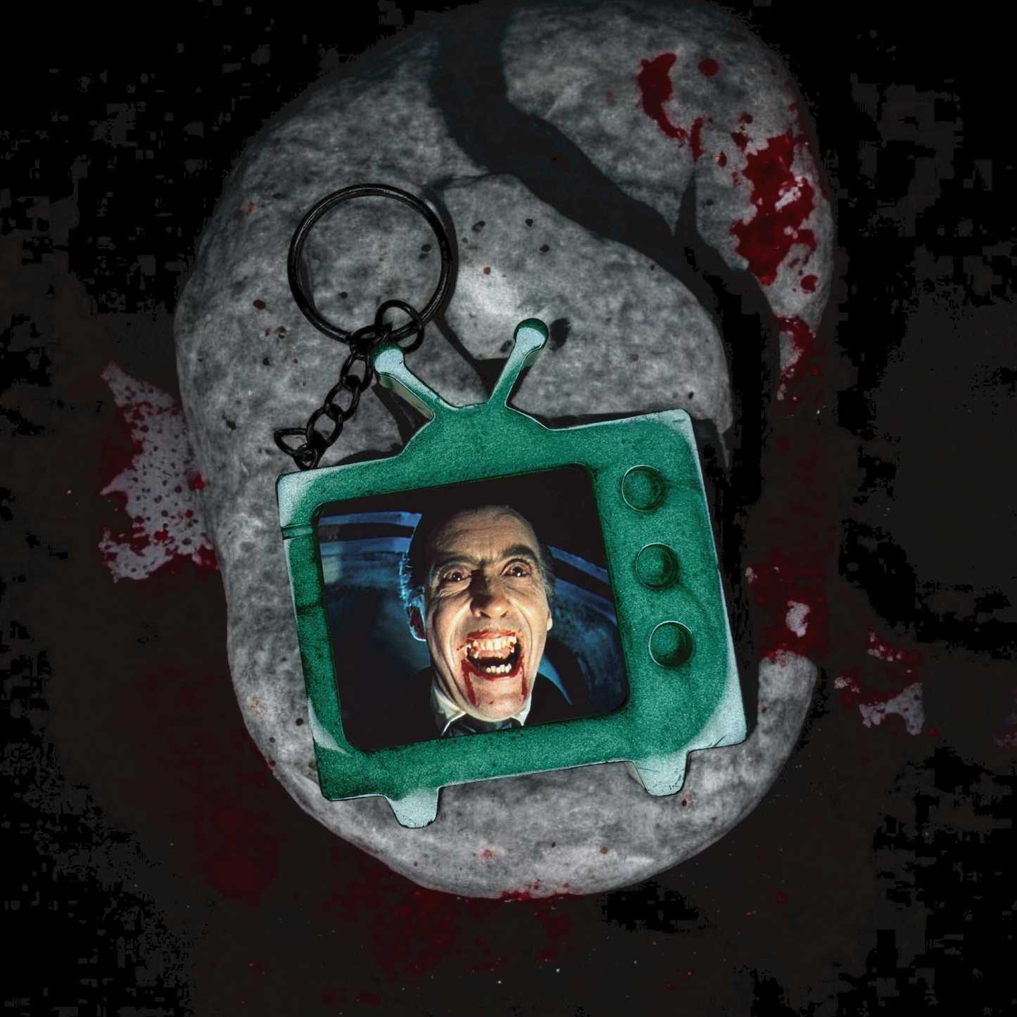 Horror of Dracula TV Keychain