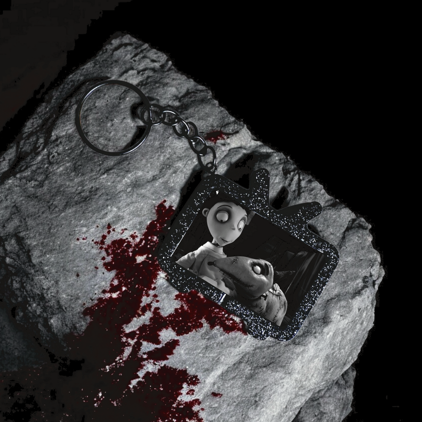Frankenweenie TV Keychain