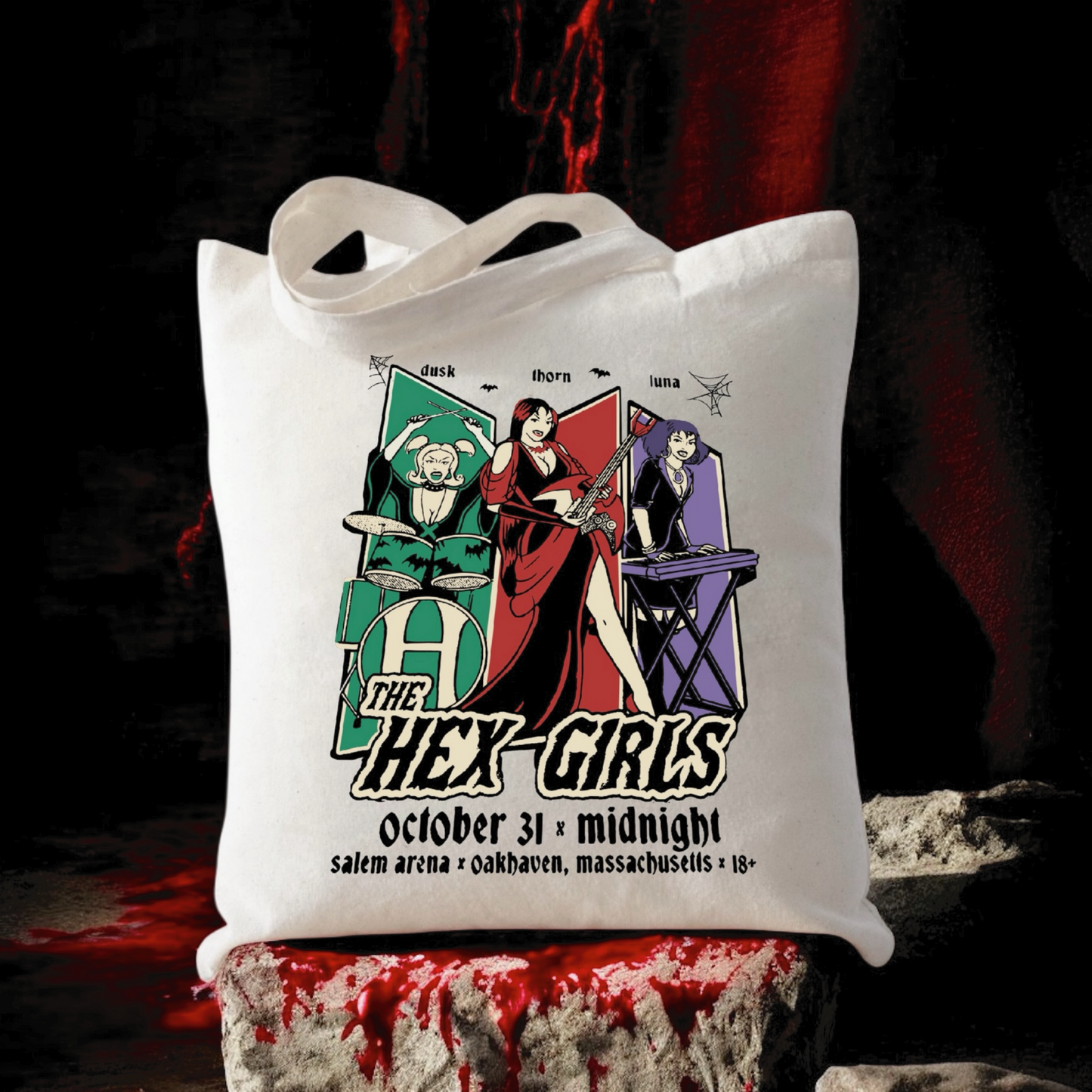 Hex Girls Canvas Tote Bag