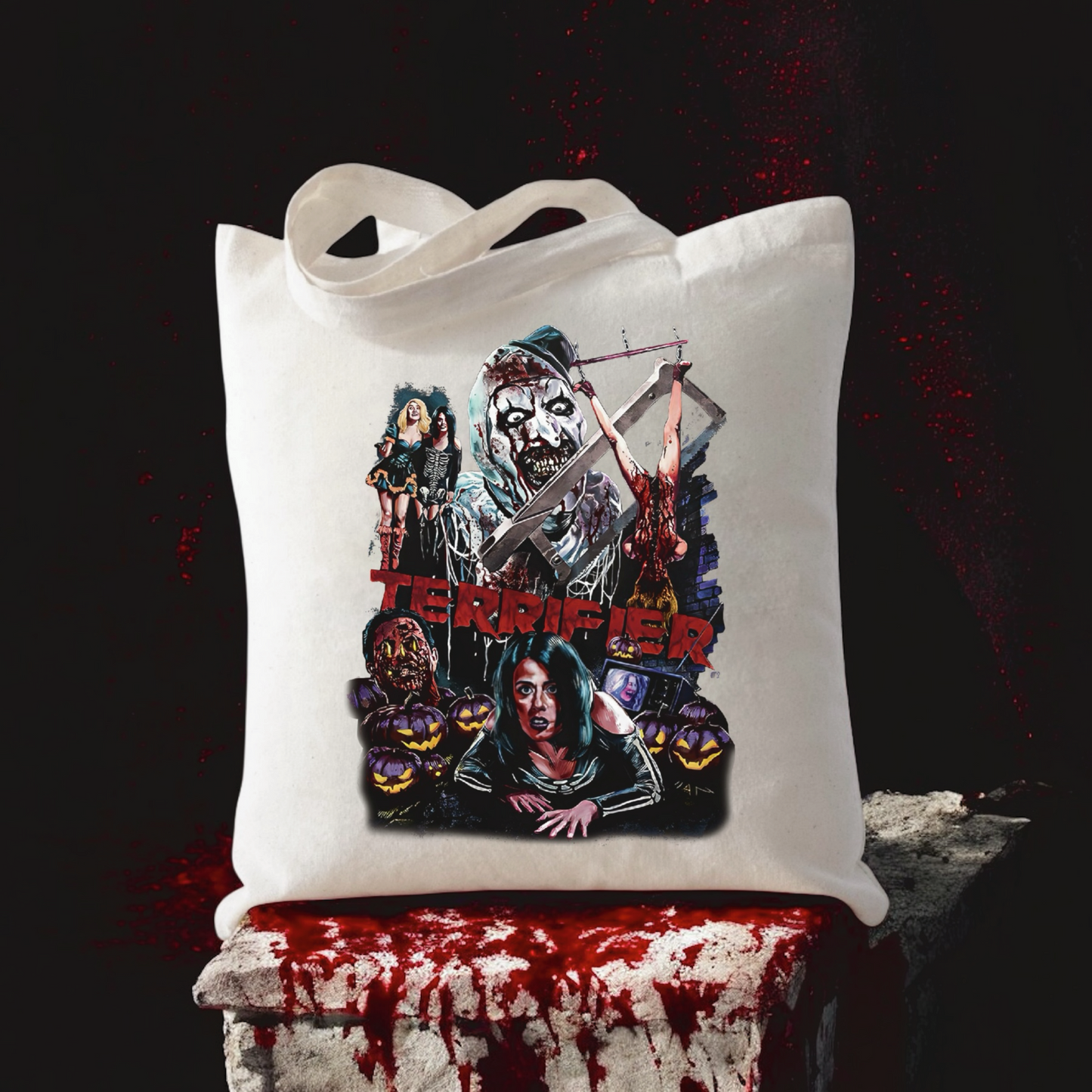 Terrifier Canvas Tote Bag