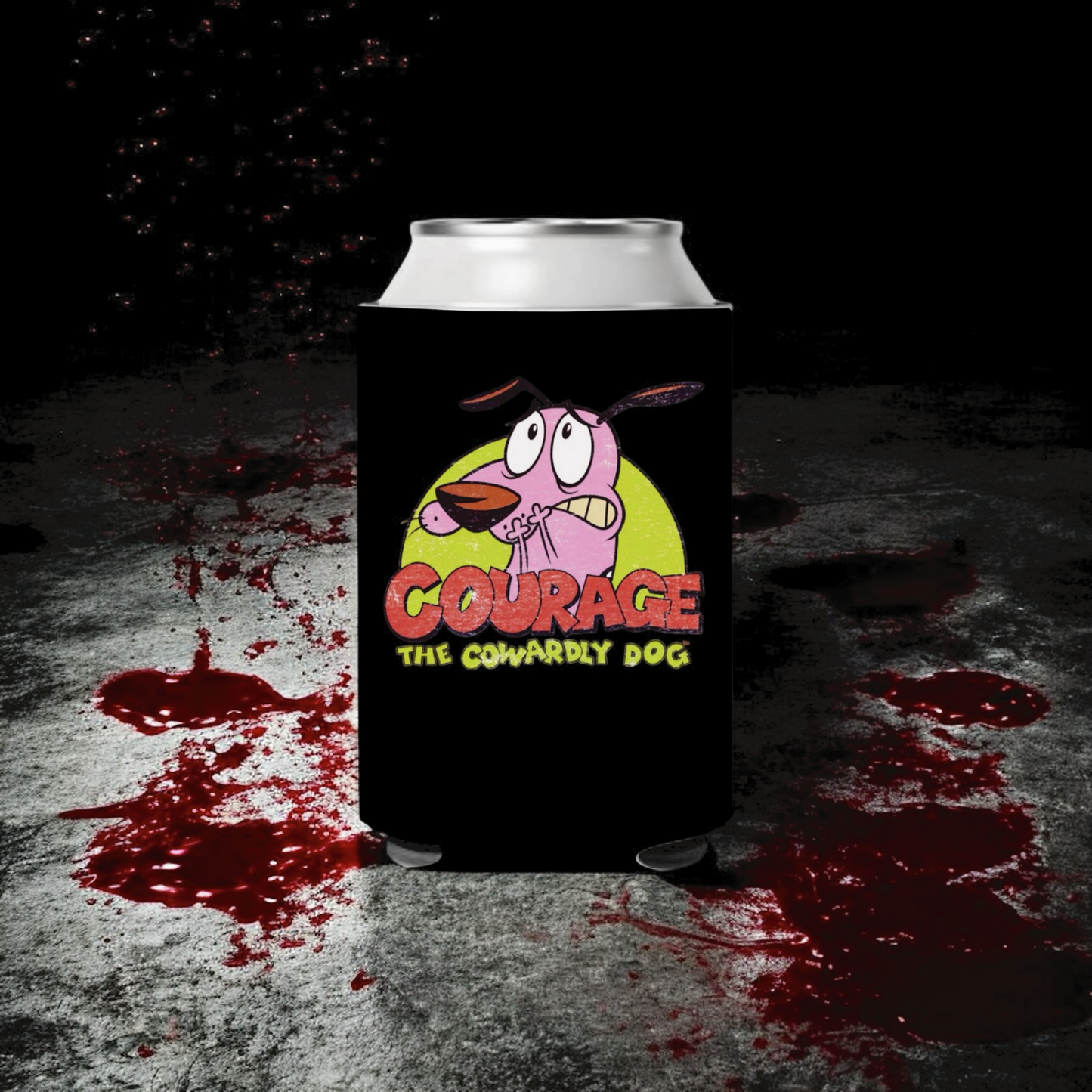 Courage the Cowardly Dog Koozie