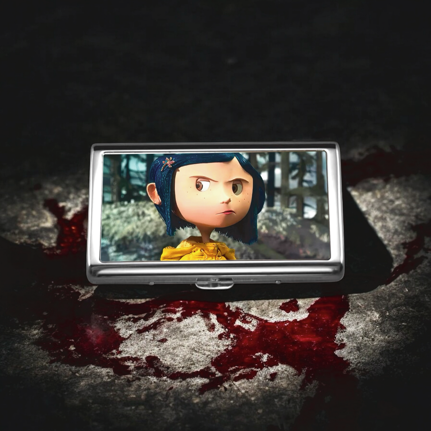 Coraline Frown Cigarette Case