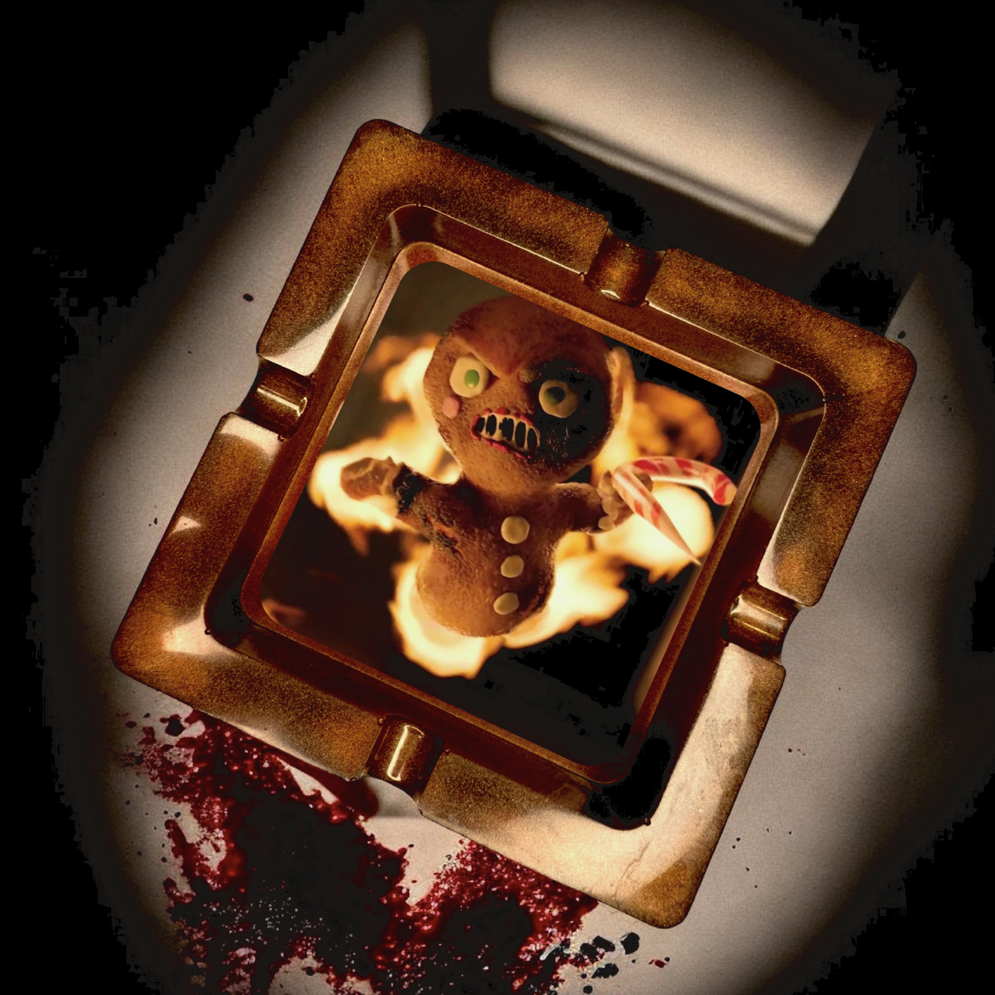 Krampus Gingerbread Monster Ashtray