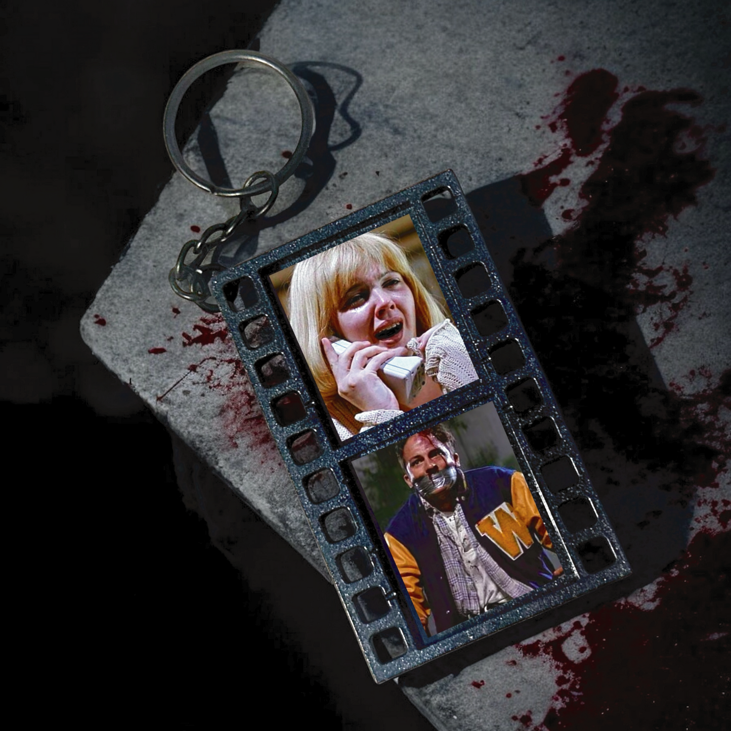 Casey & Steve Film Reel Keychain