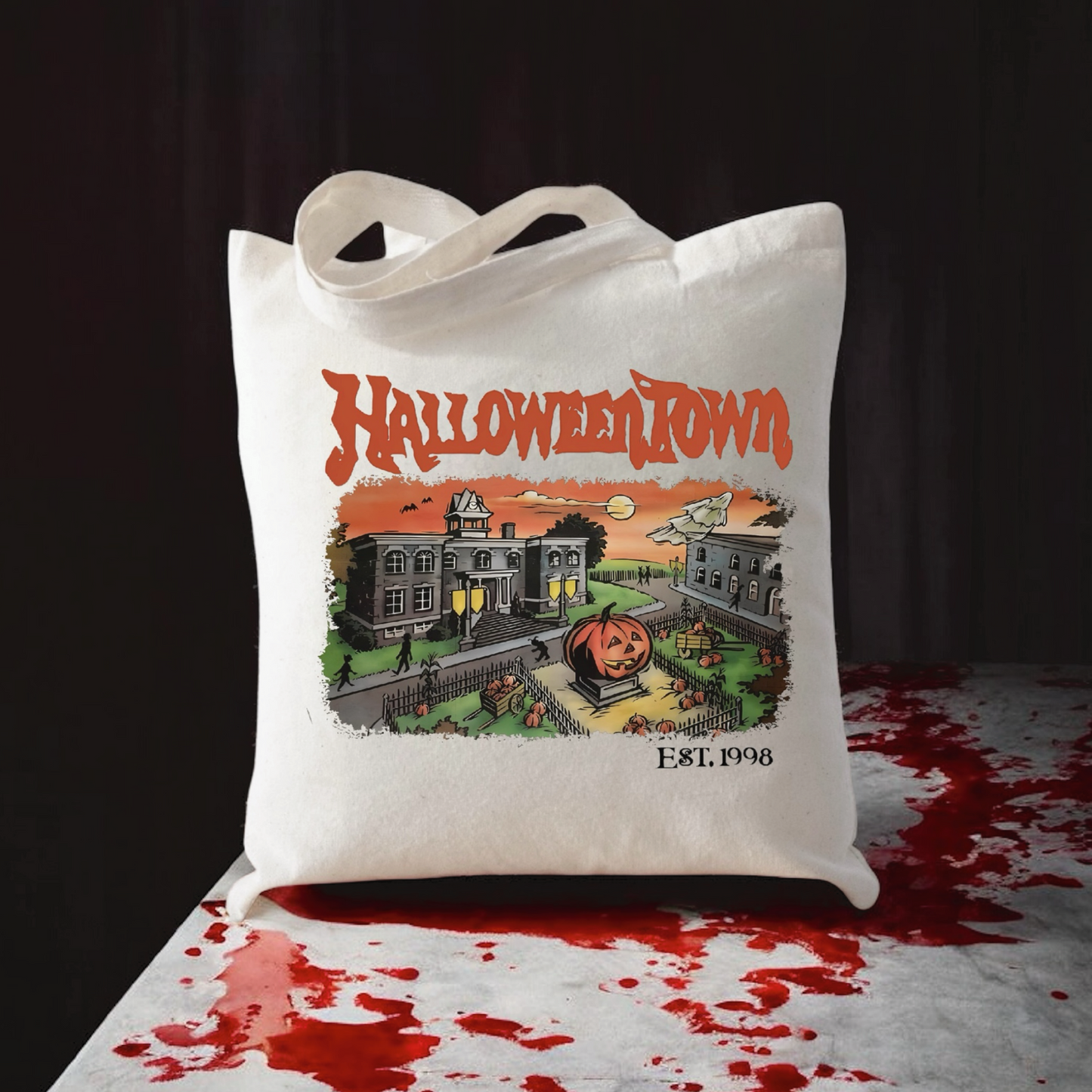 Halloweentown Canvas Tote Bag