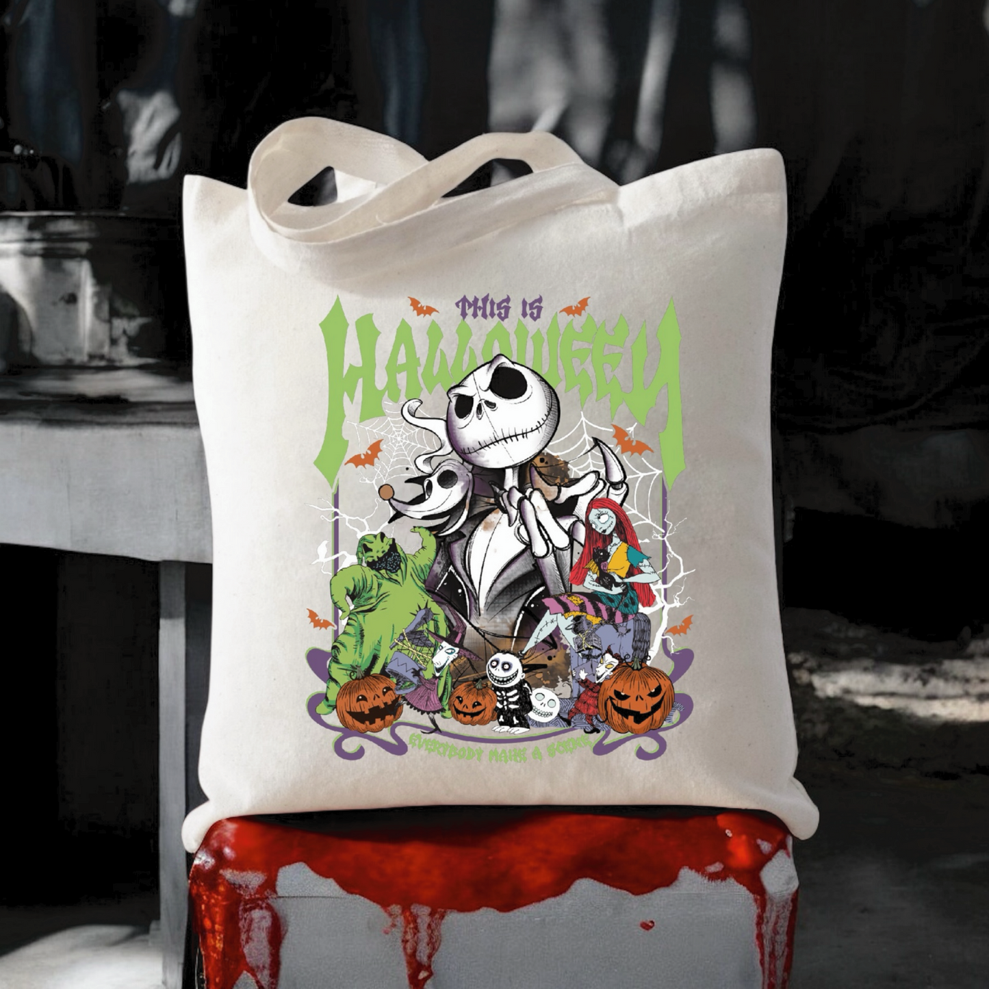 This Is Halloween Canvas Tote Bag