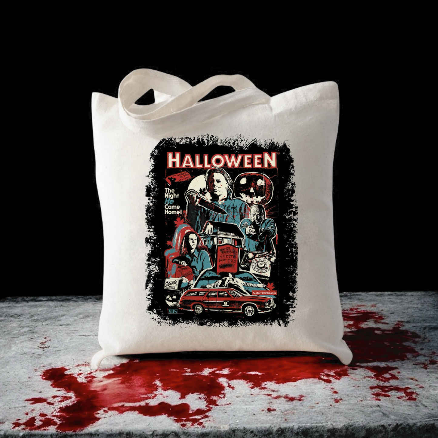 Halloween Canvas Tote Bag