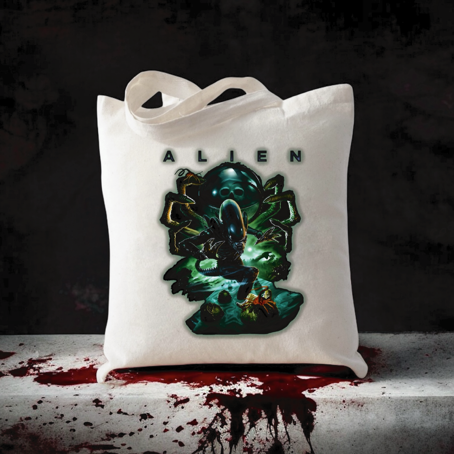 Alien Canvas Tote Bag