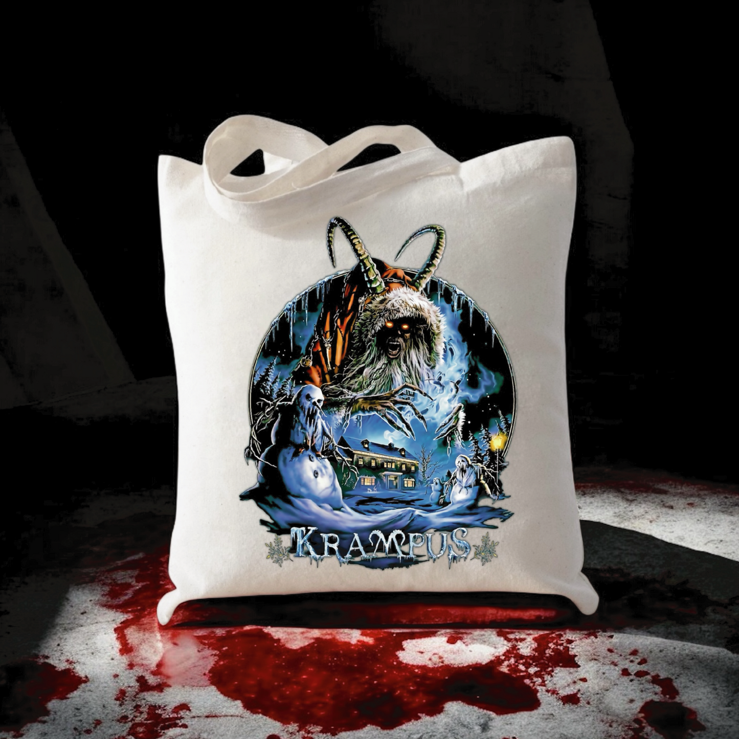 Krampus Canvas Tote Bag