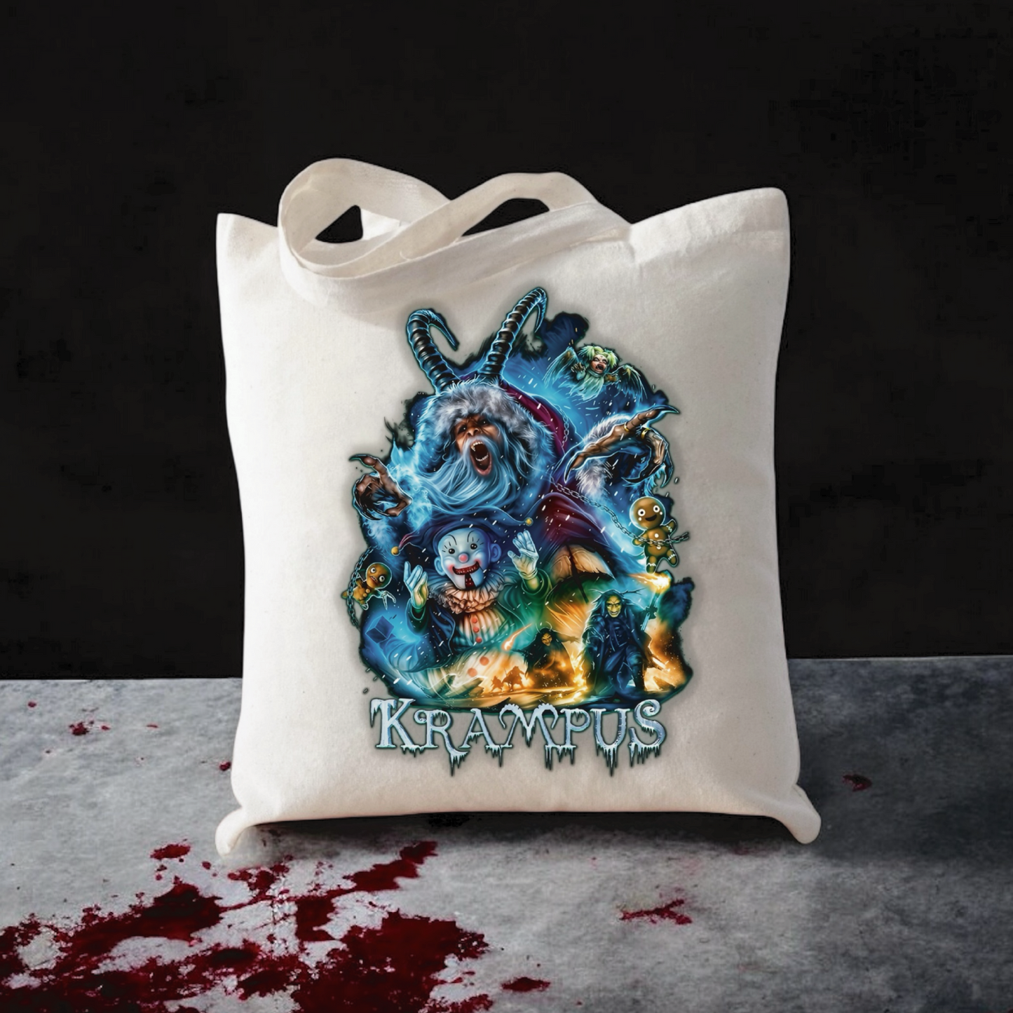 Krampus Canvas Tote Bag