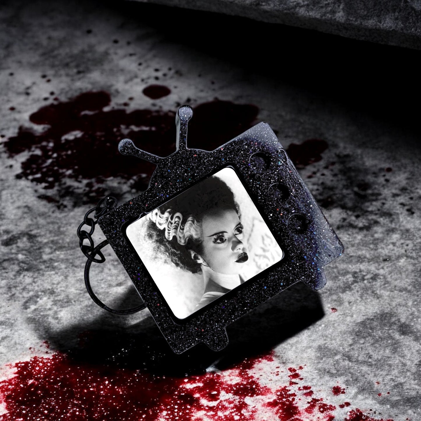 Bride of Frankenstein TV Keychain