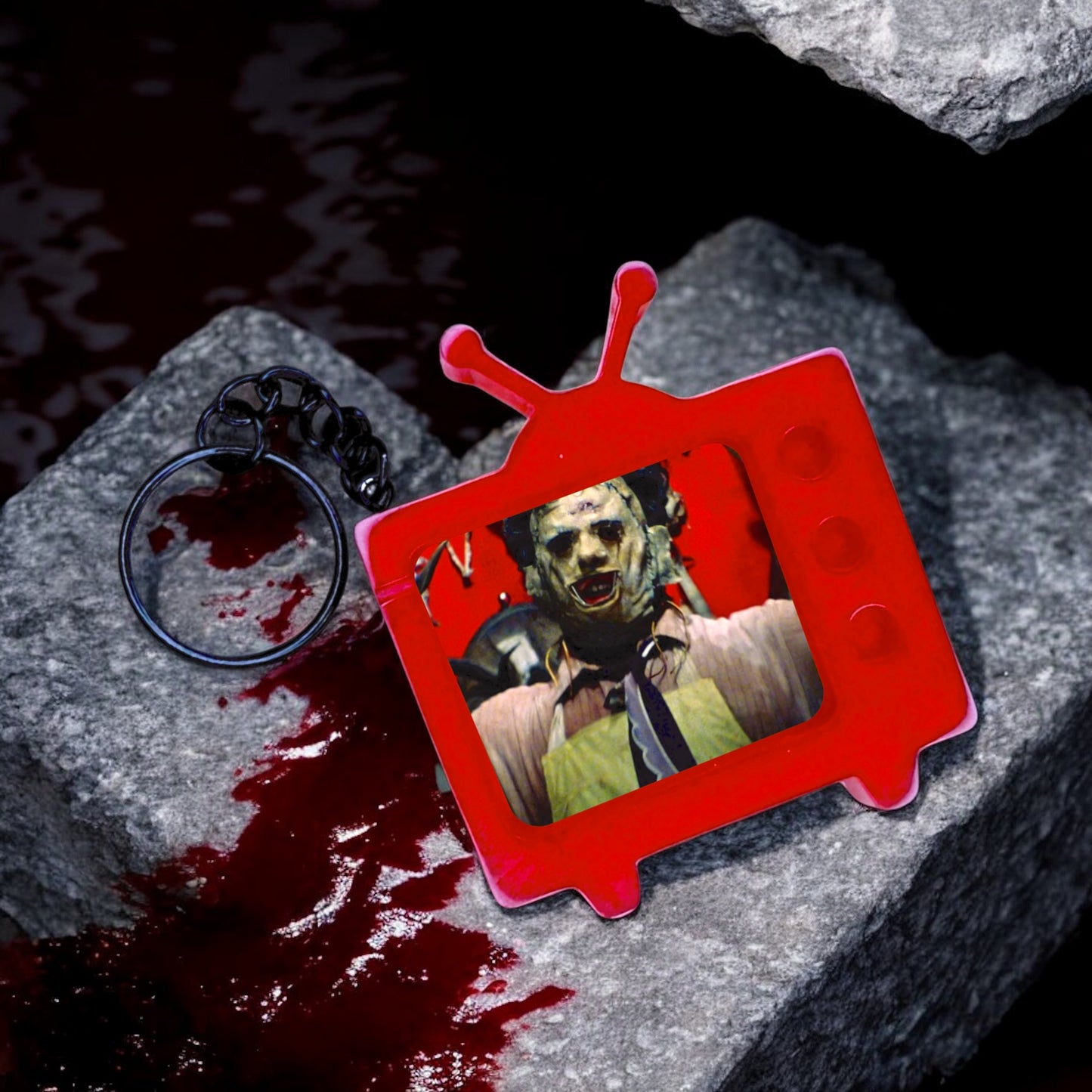Texas Chainsaw TV Keychain