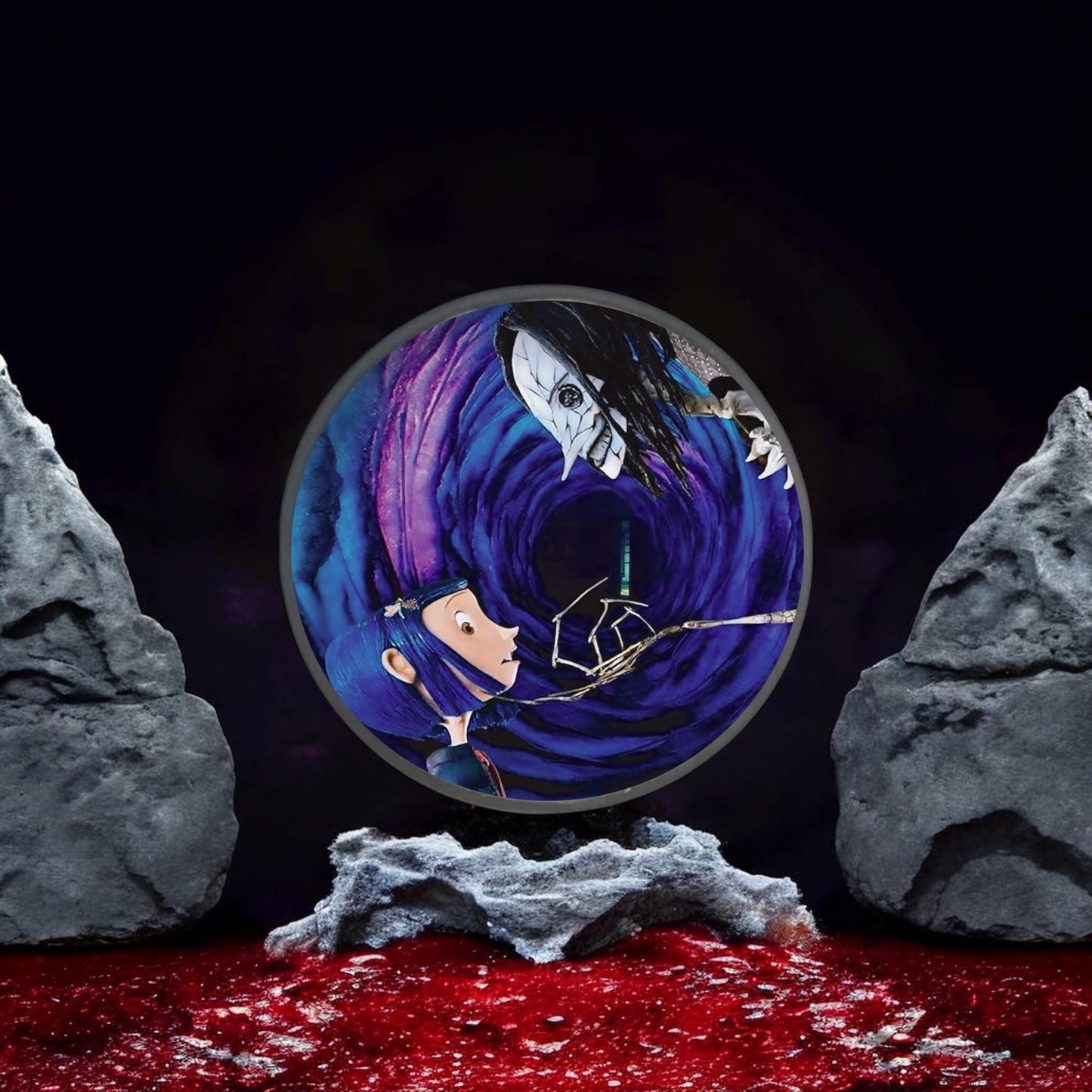 Coraline & Beldam Pop Socket