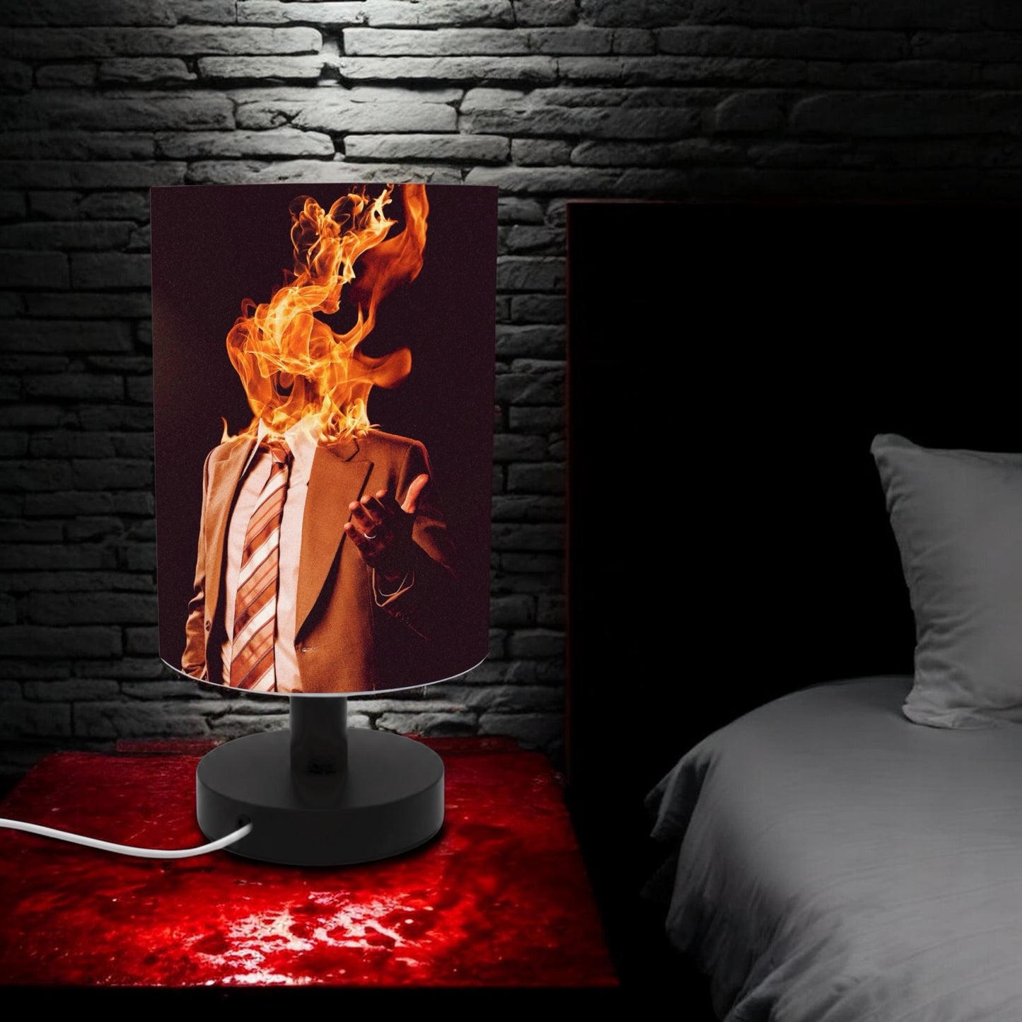 Late Night With The Devil Table Lamp