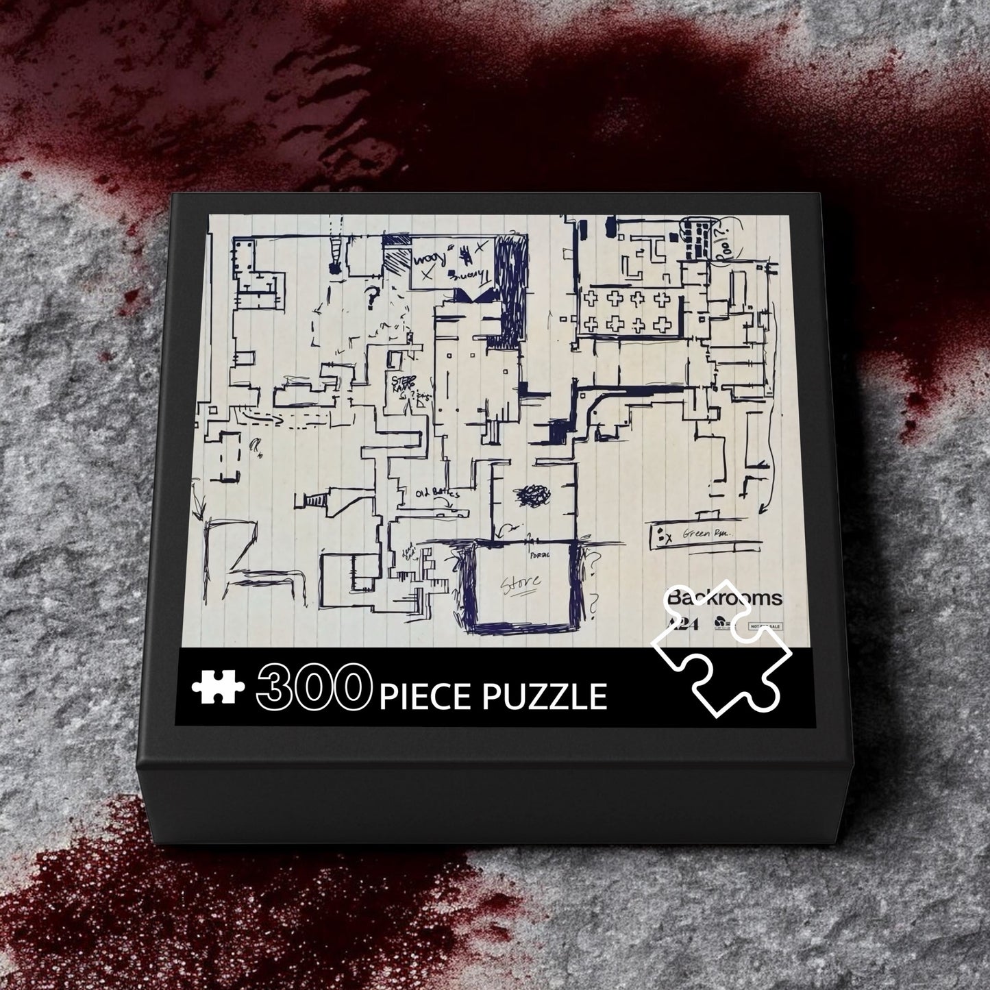 Backrooms 300 Piece Jigsaw Puzzle