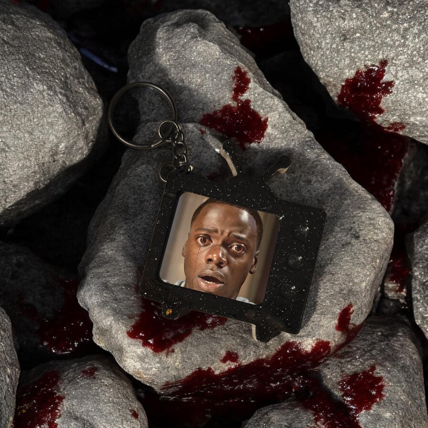 Get Out TV Keychain
