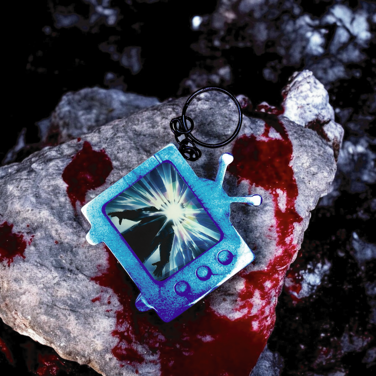 The Thing TV Keychain