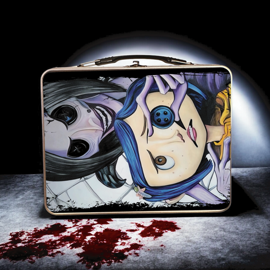 Coraline Button Metal Lunchbox