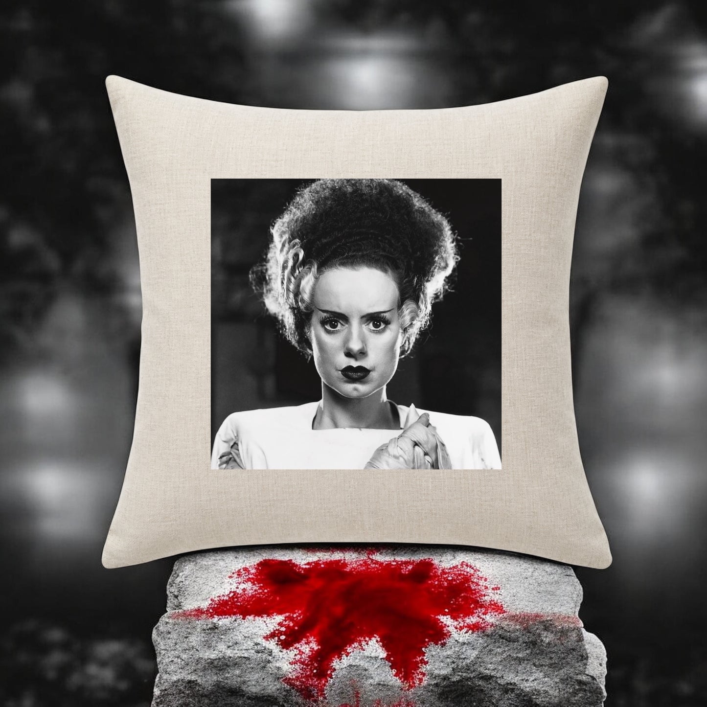 Bride of Frankenstein Pillow
