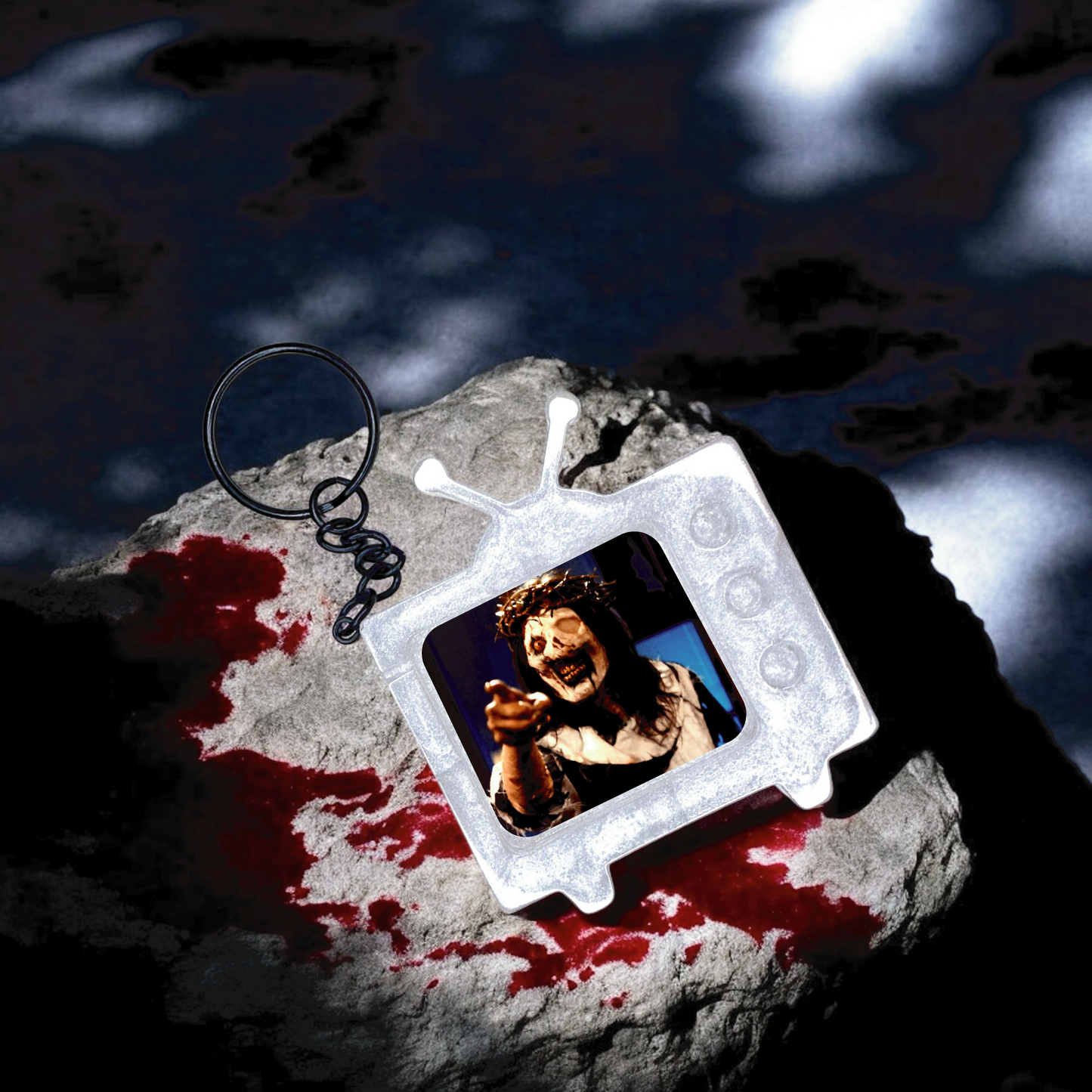 Terrifier Victoria TV Keychain